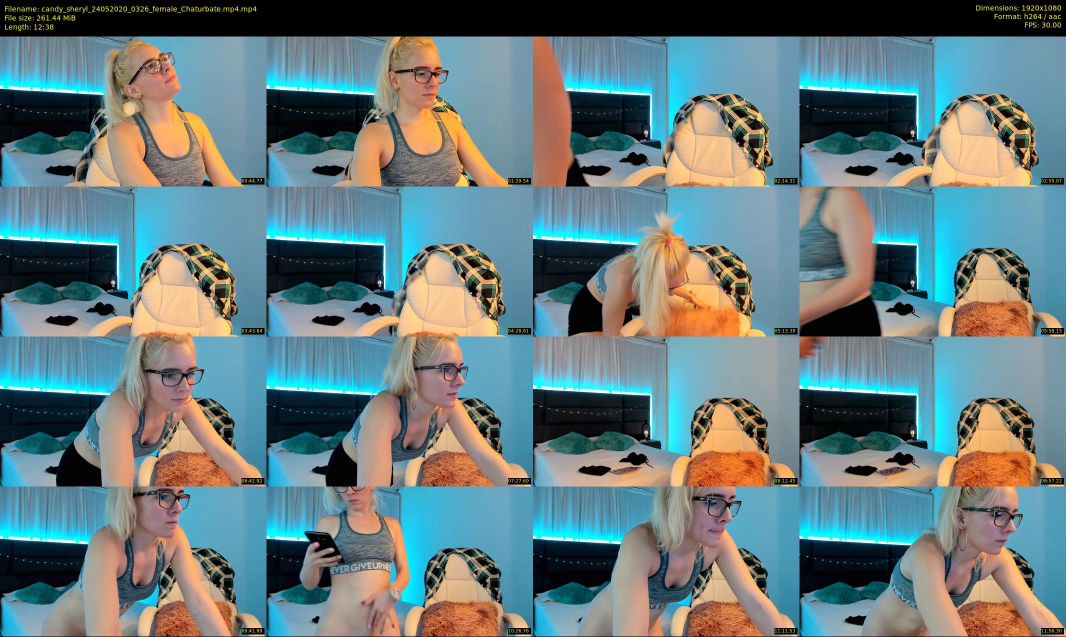 candy_sheryl — 13 minute Chaturbate female cam show recording, 1080p, May 24, 2020