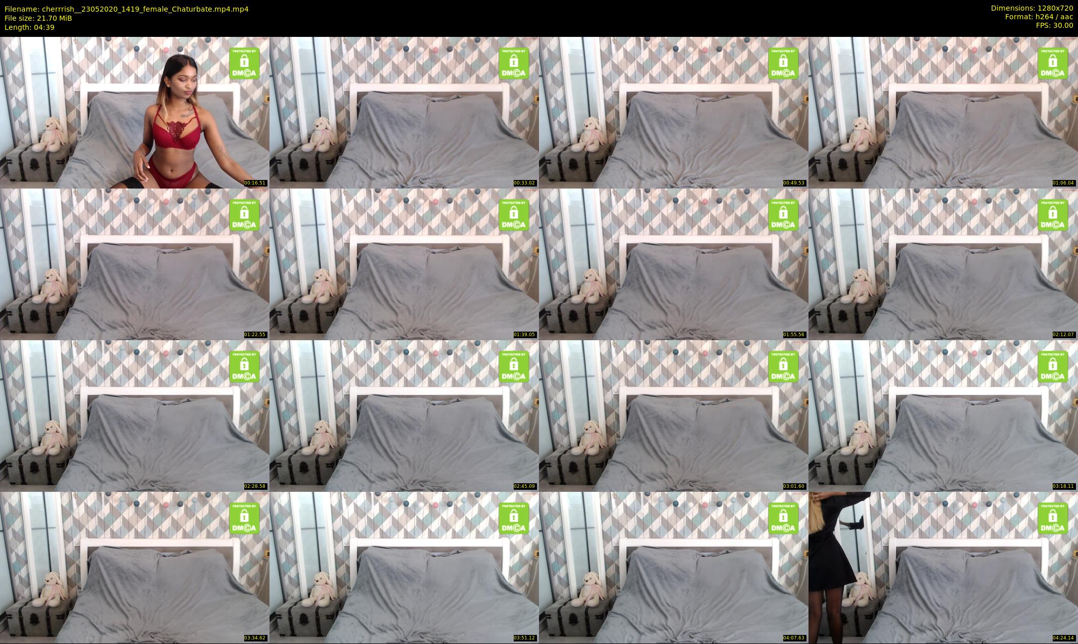 cherrrish_ — 5 minute Chaturbate female cam show recording, 720p, May 23, 2020