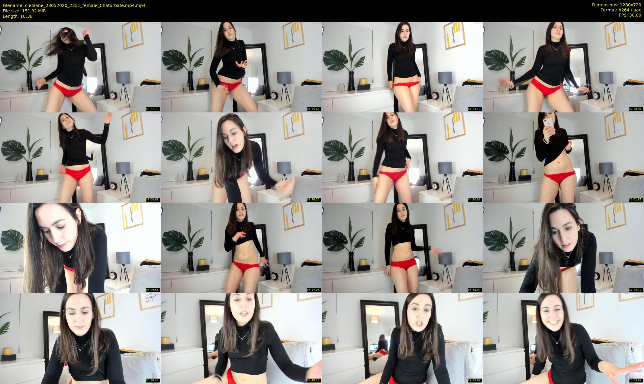 cleolane — 11 minute Chaturbate female cam show recording, 720p, May 23, 2020