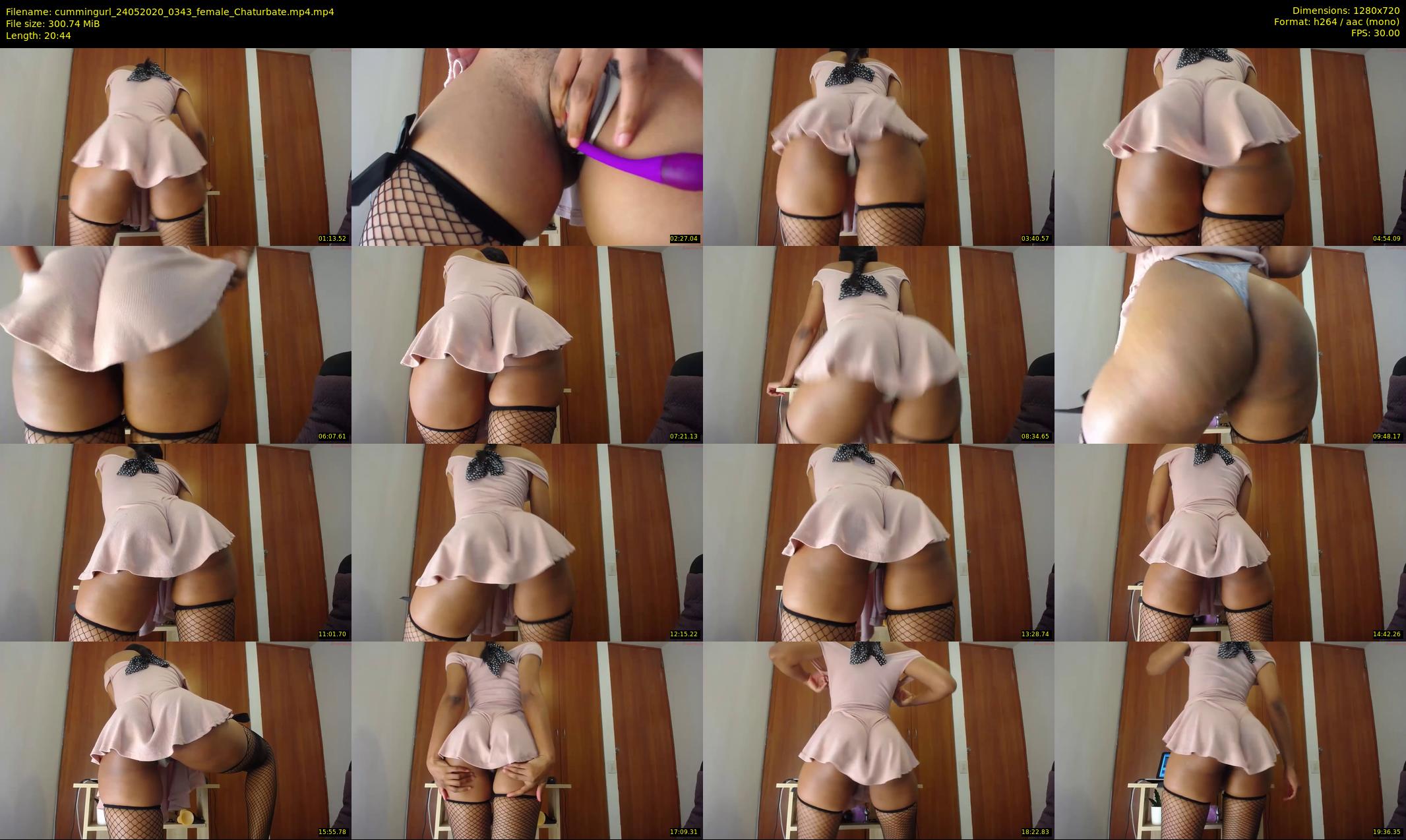 cummingurl — 21 minute Chaturbate couple cam show recording, 720p, May 24, 2020
