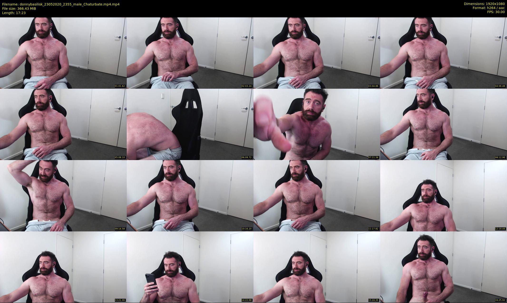 donnybasilisk — 18 minute Chaturbate male cam show recording, 1080p, May 23, 2020