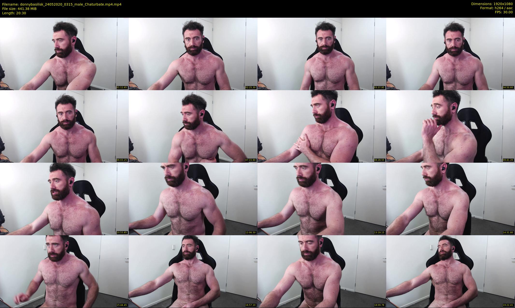 donnybasilisk — 21 minute Chaturbate male cam show recording, 1080p, May 24, 2020