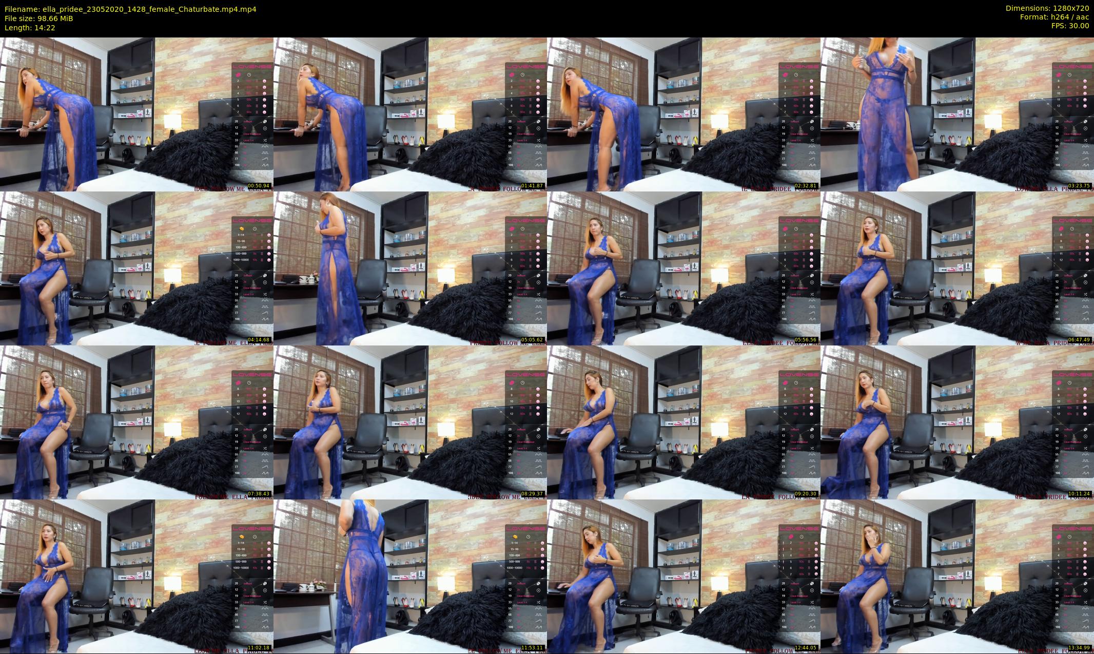 ella_pridee — 15 minute Chaturbate female cam show recording, 720p, May 23, 2020