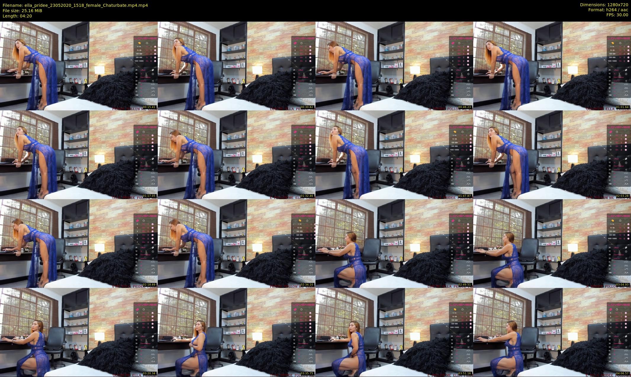 ella_pridee — 5 minute Chaturbate female cam show recording, 720p, May 23, 2020