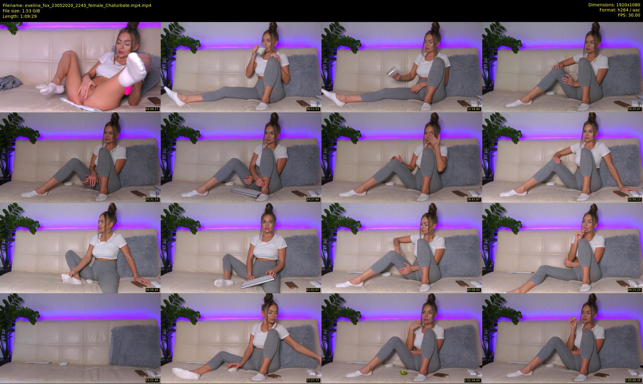 evelina_fox — 70 minute Chaturbate female cam show recording, 1080p, May 23, 2020