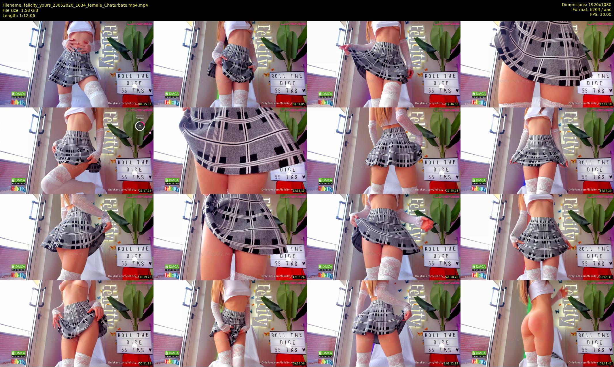 felicity_yours — 73 minute Chaturbate female cam show recording, 1080p, May 23, 2020