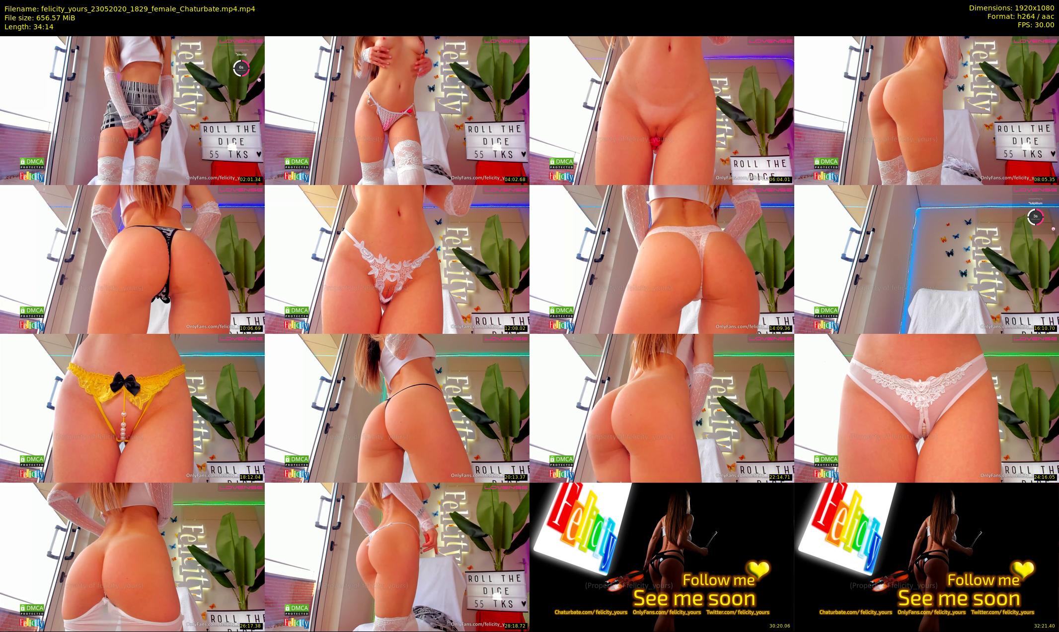 felicity_yours — 35 minute Chaturbate female cam show recording, 1080p, May 23, 2020