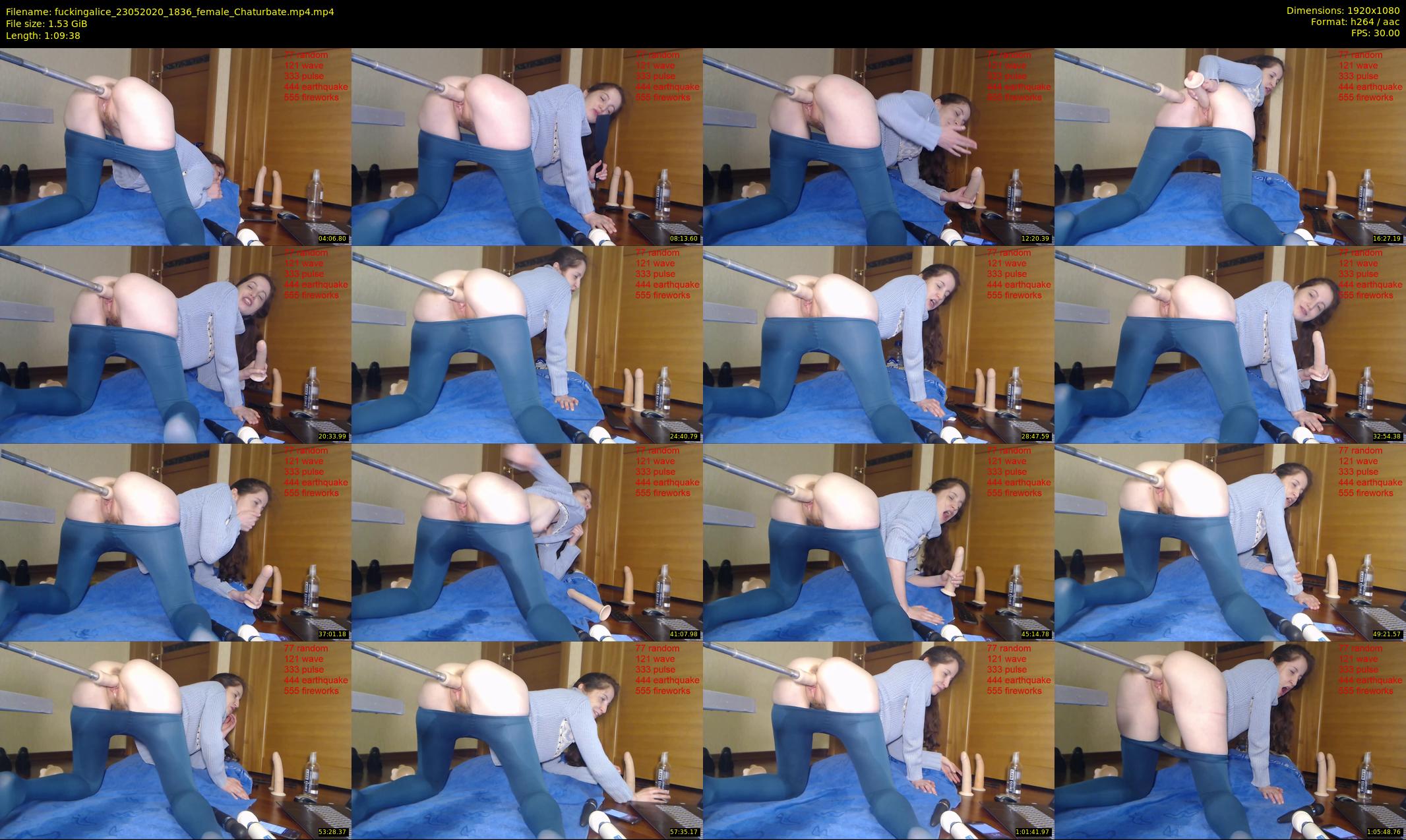 fuckingalice — 70 minute Chaturbate female cam show recording, 1080p, May 23, 2020