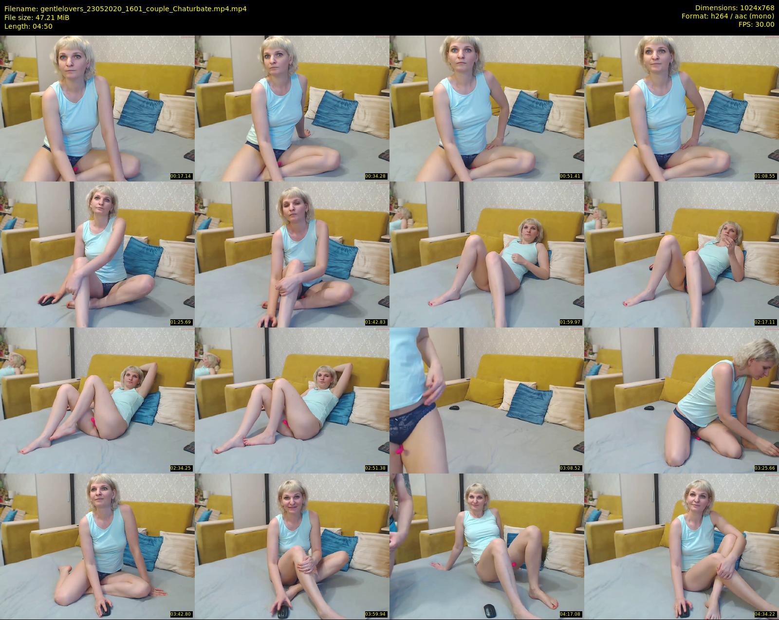 gentlelovers — 5 minute Chaturbate couple cam show recording, 720p, May 23, 2020