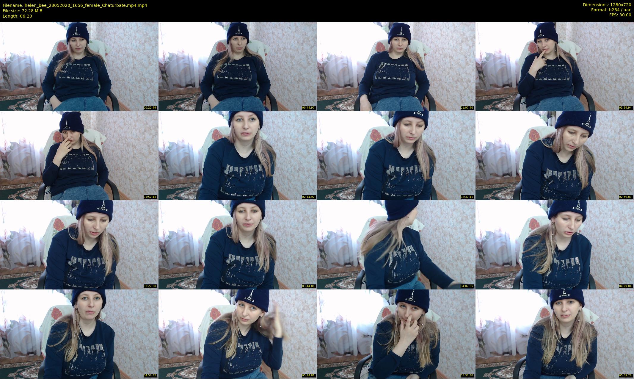 helen_bee — 7 minute Chaturbate female cam show recording, 720p, May 23, 2020