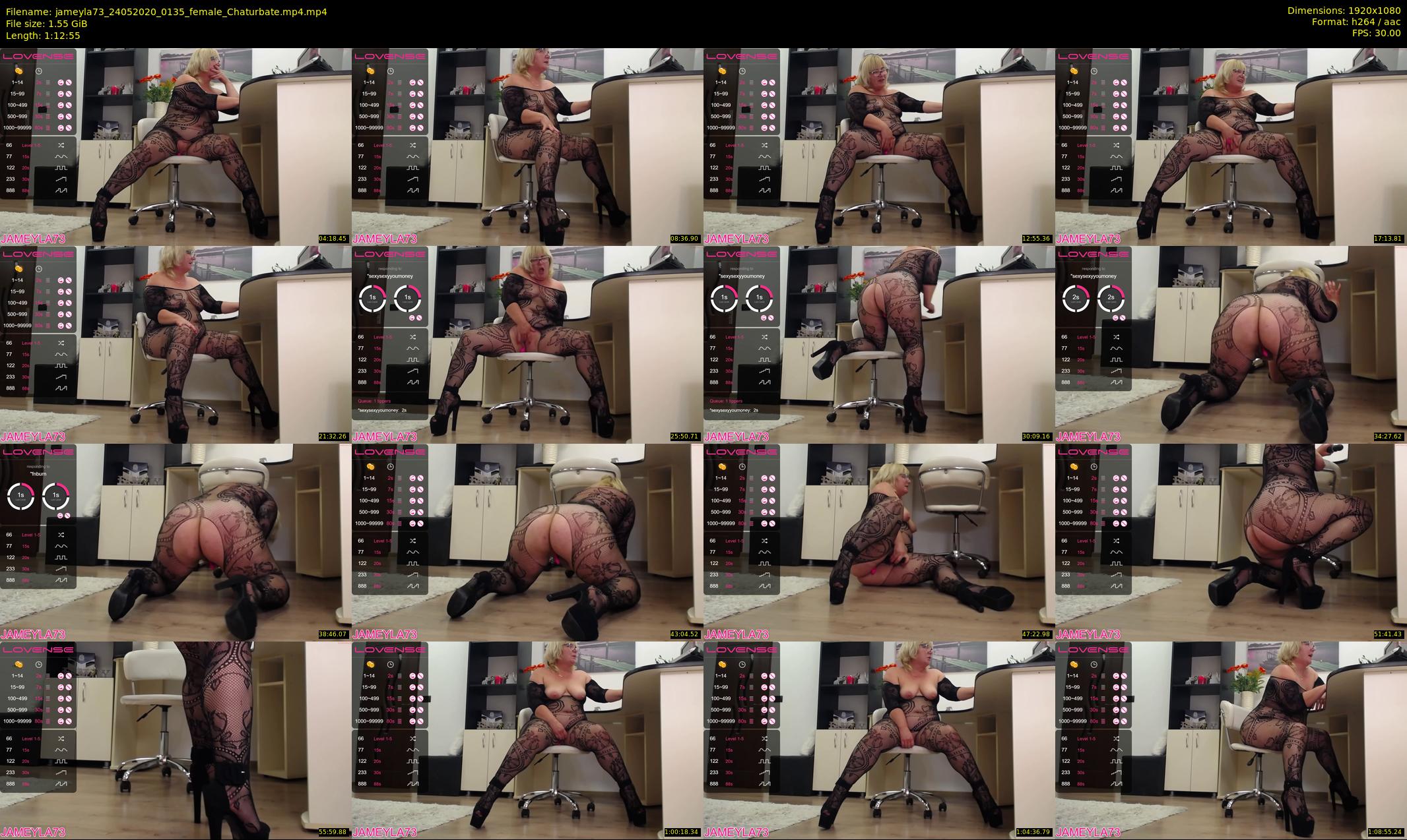 jameyla73 — 73 minute Chaturbate female cam show recording, 1080p, May 24, 2020