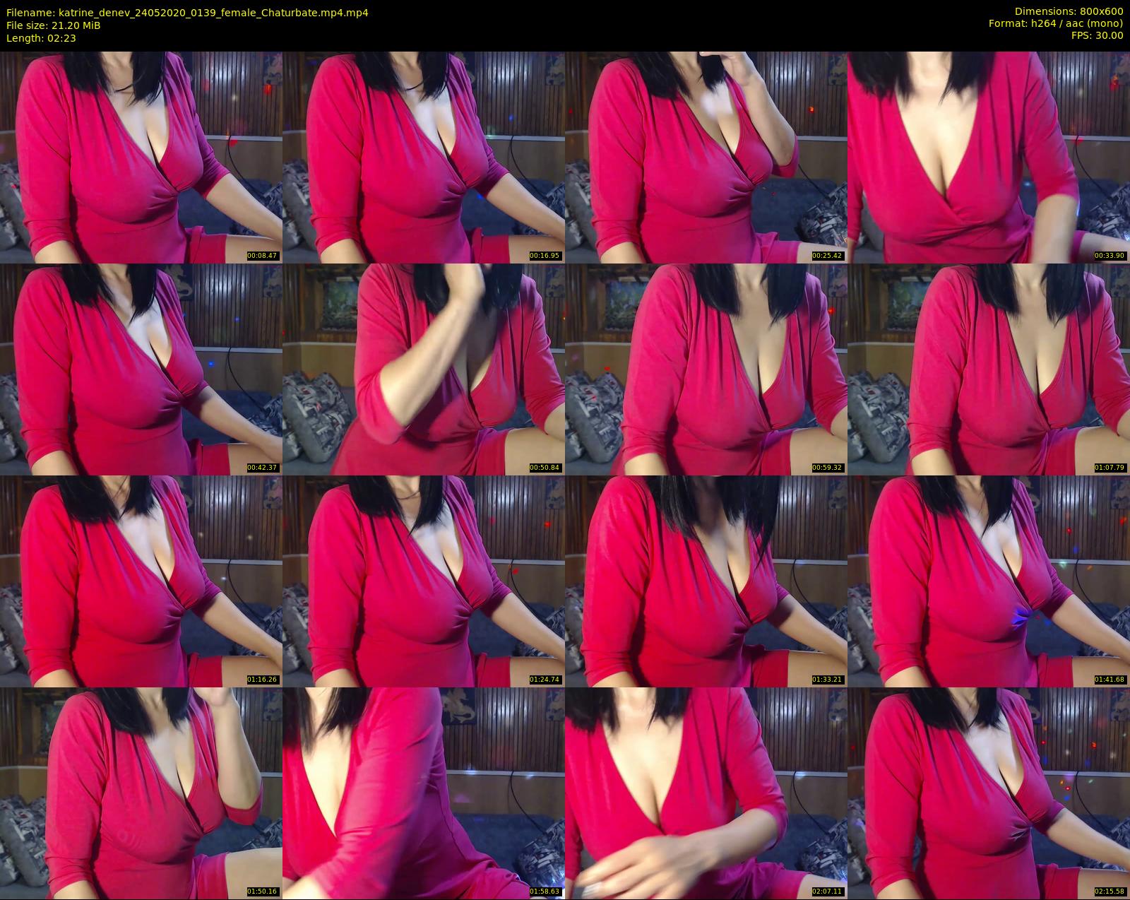 katrine_denev — 3 minute Chaturbate female cam show recording, 480p, May 24, 2020