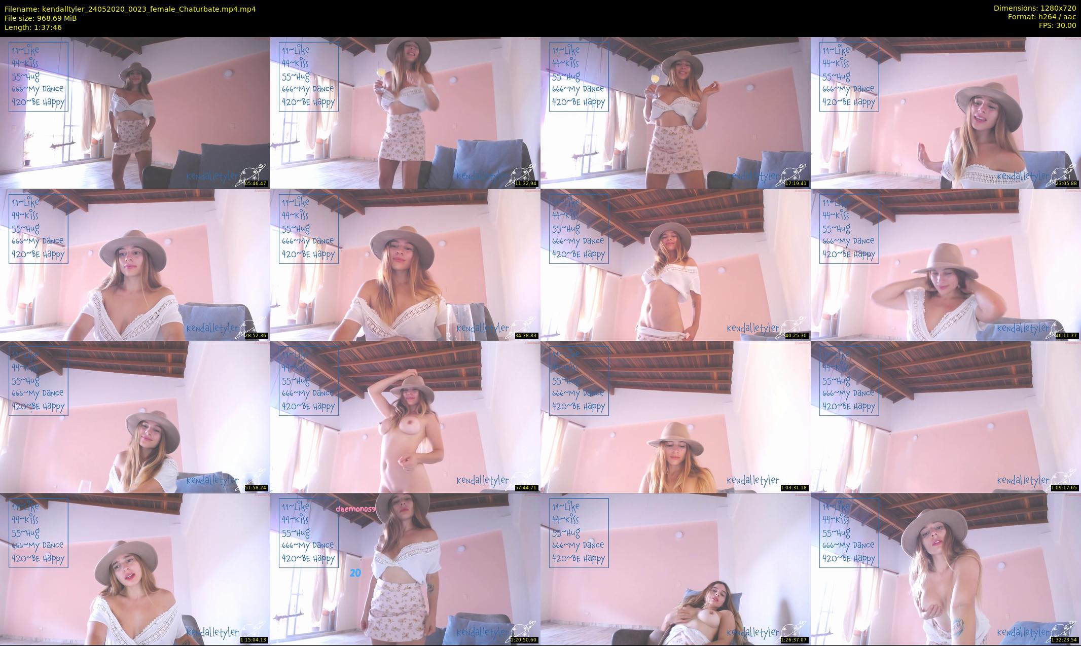 kendalltyler — 98 minute Chaturbate female cam show recording, 720p, May 24, 2020