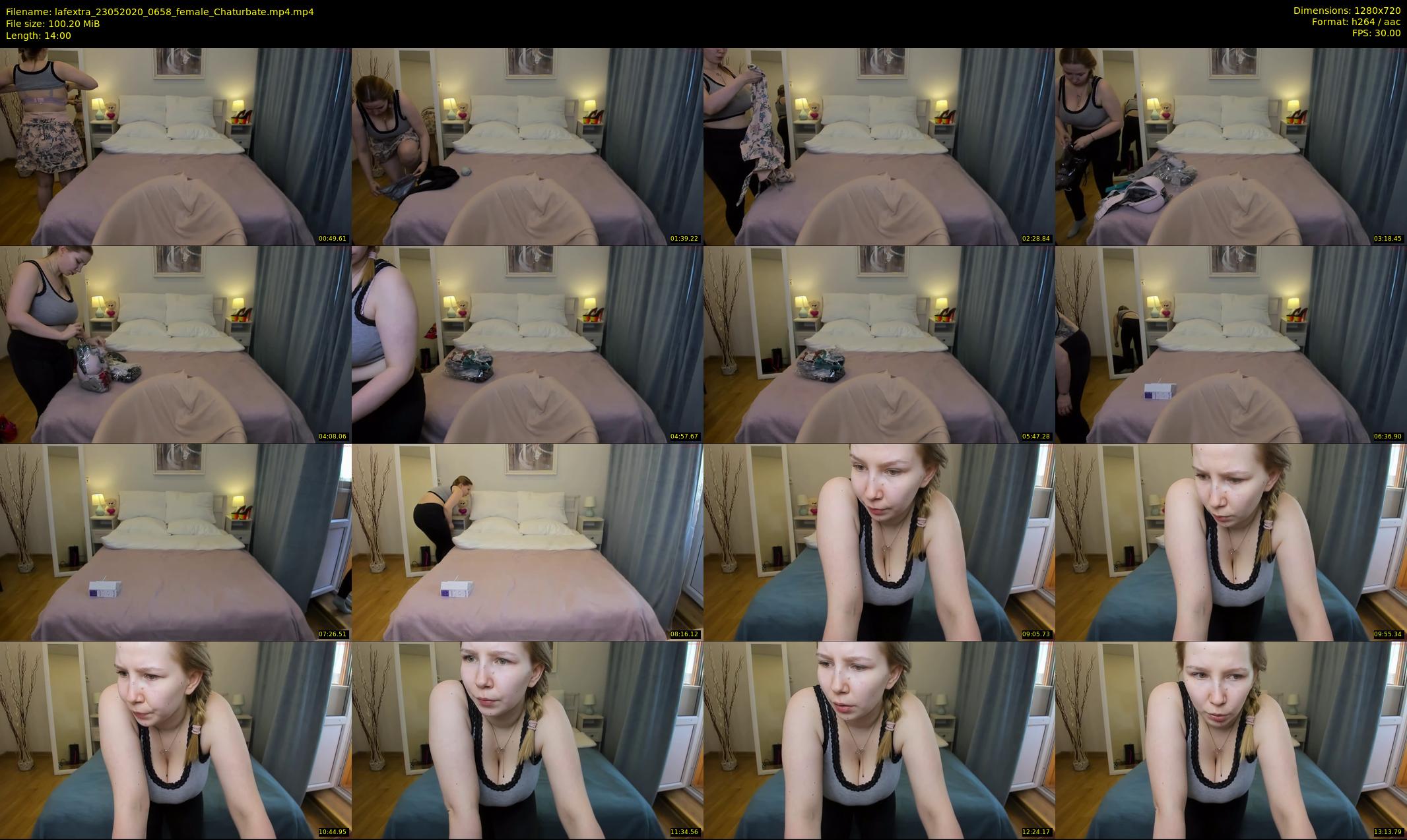 lafextra — 14 minute Chaturbate female cam show recording, 720p, May 23, 2020