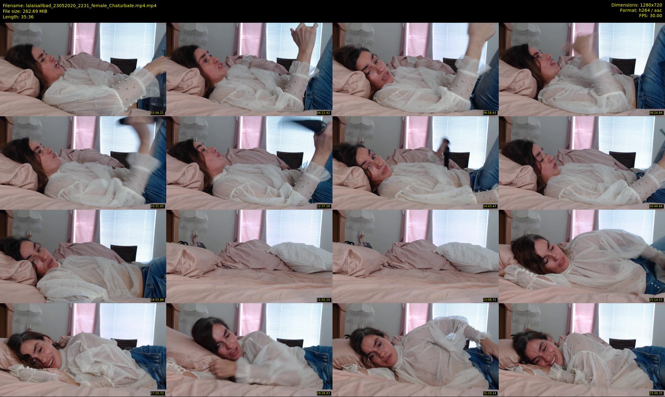 lalaisallbad — 36 minute Chaturbate female cam show recording, 720p, May 23, 2020