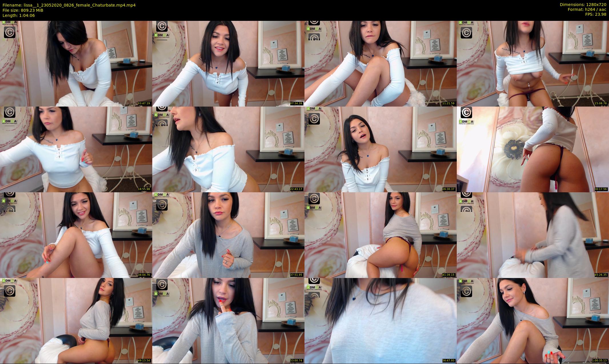 lissa__1 — 65 minute Chaturbate female cam show recording, 720p, May 23, 2020