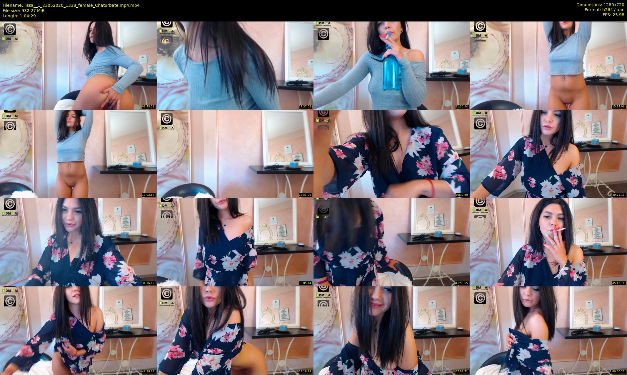 lissa__1 — 65 minute Chaturbate female cam show recording, 720p, May 23, 2020