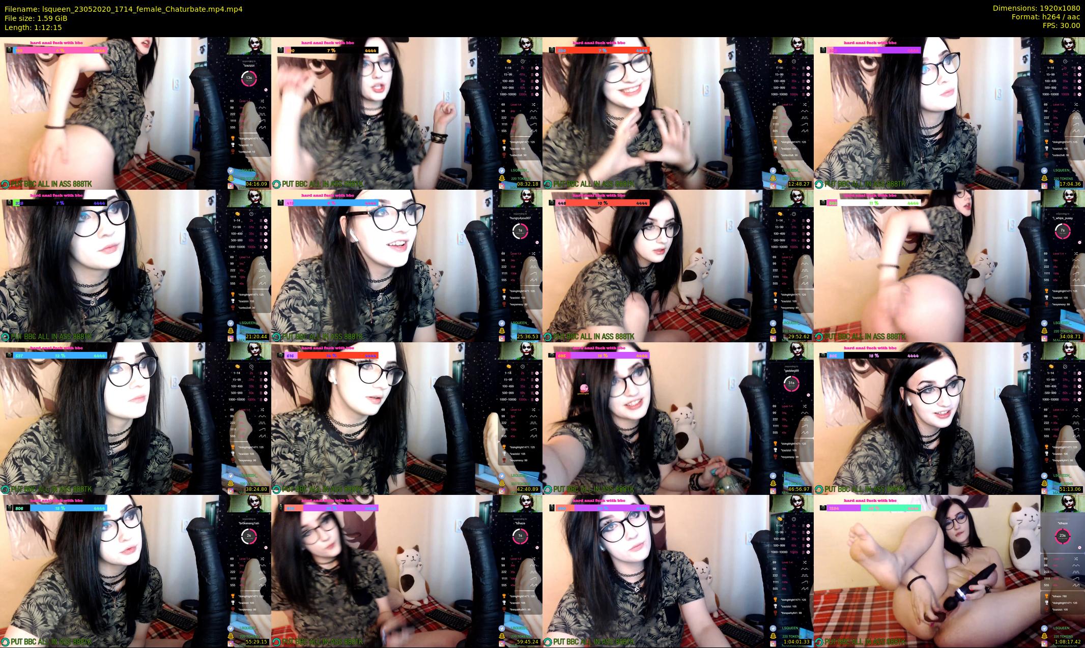 lsqueen — 73 minute Chaturbate female cam show recording, 1080p, May 23, 2020