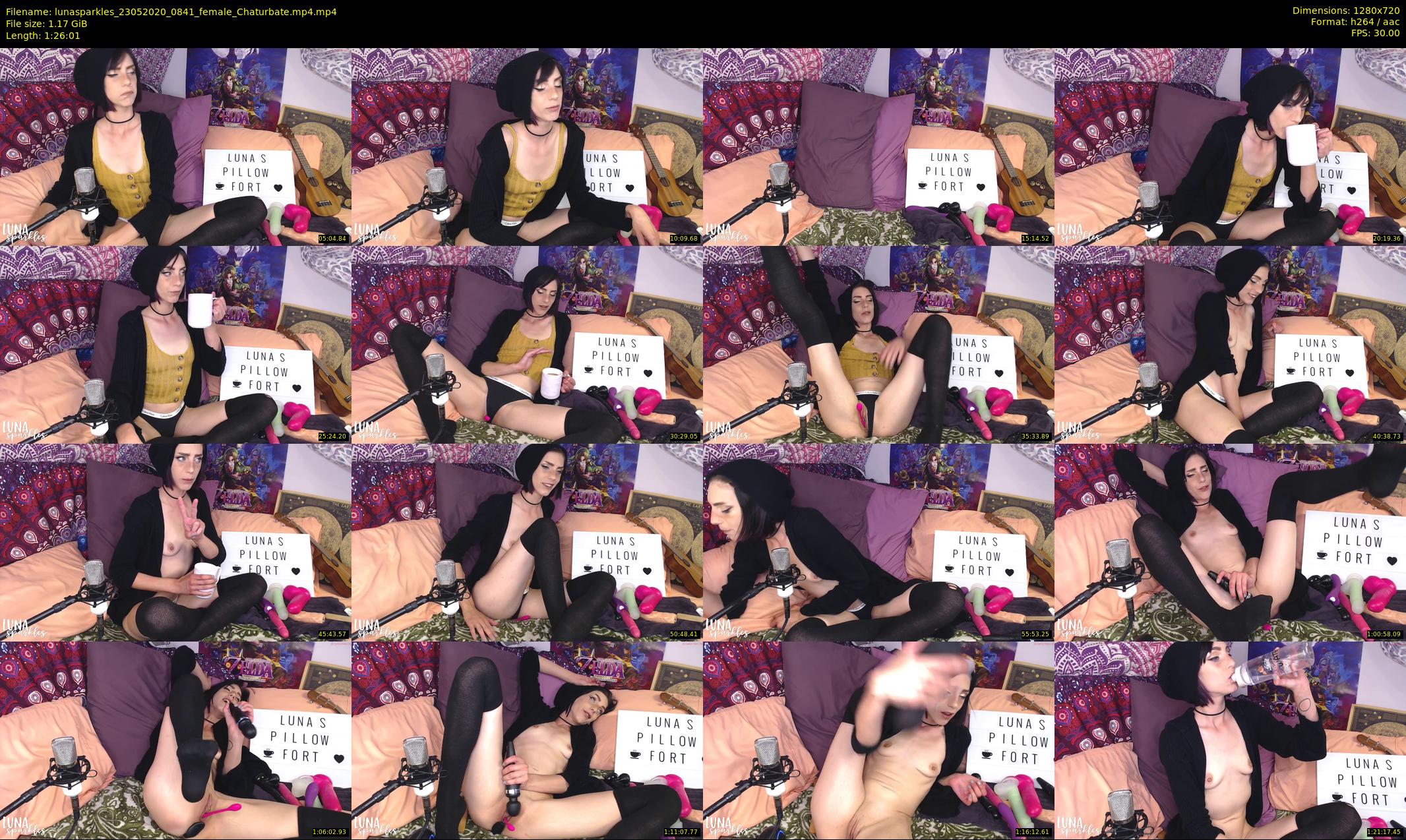 lunasparkles — 87 minute Chaturbate female cam show recording, 720p, May 23, 2020