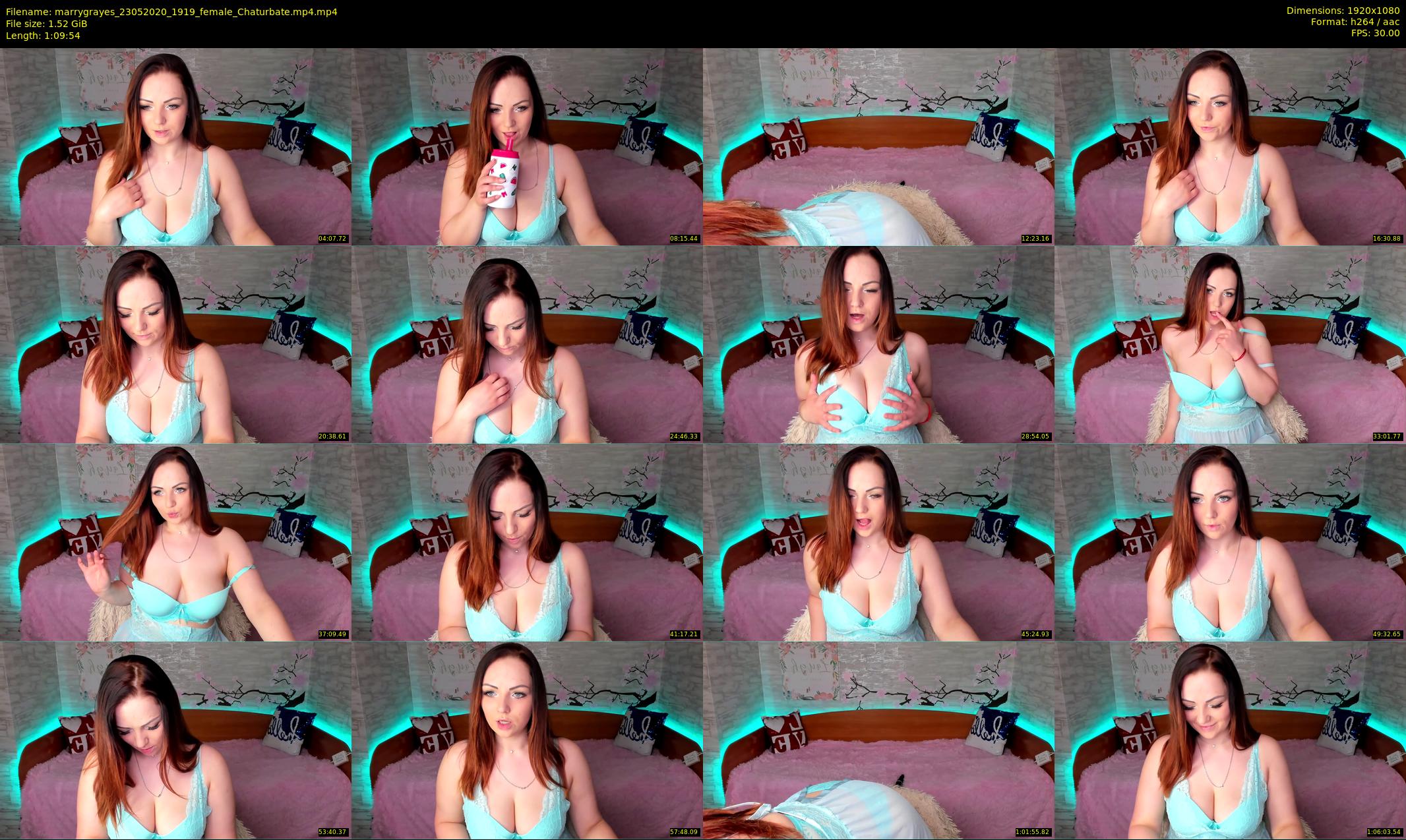 marrygrayes — 70 minute Chaturbate female cam show recording, 1080p, May 23, 2020