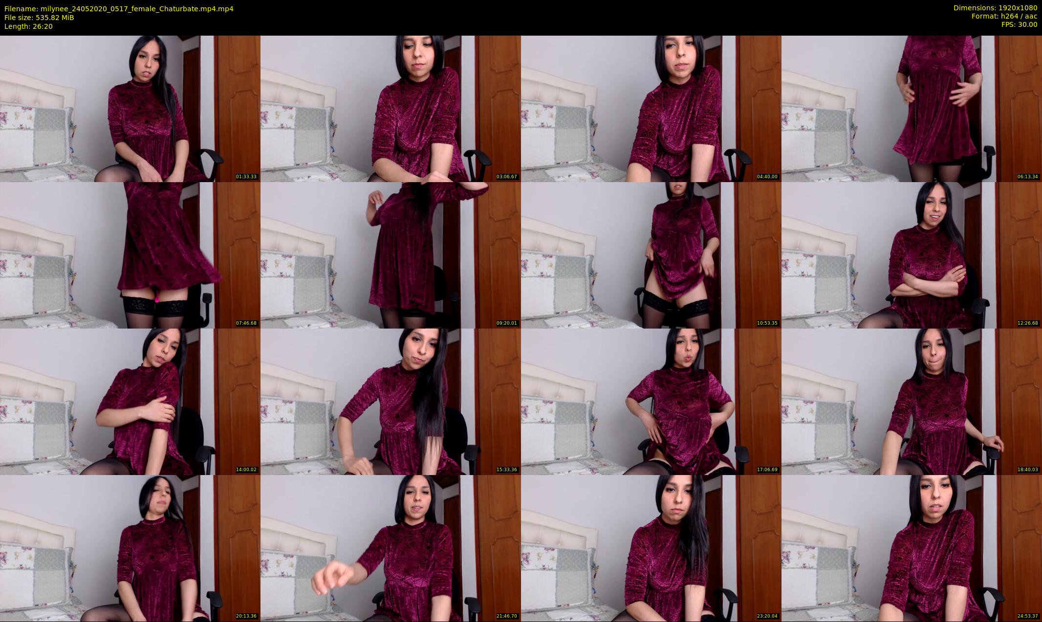 milynee — 27 minute Chaturbate female cam show recording, 1080p, May 24, 2020