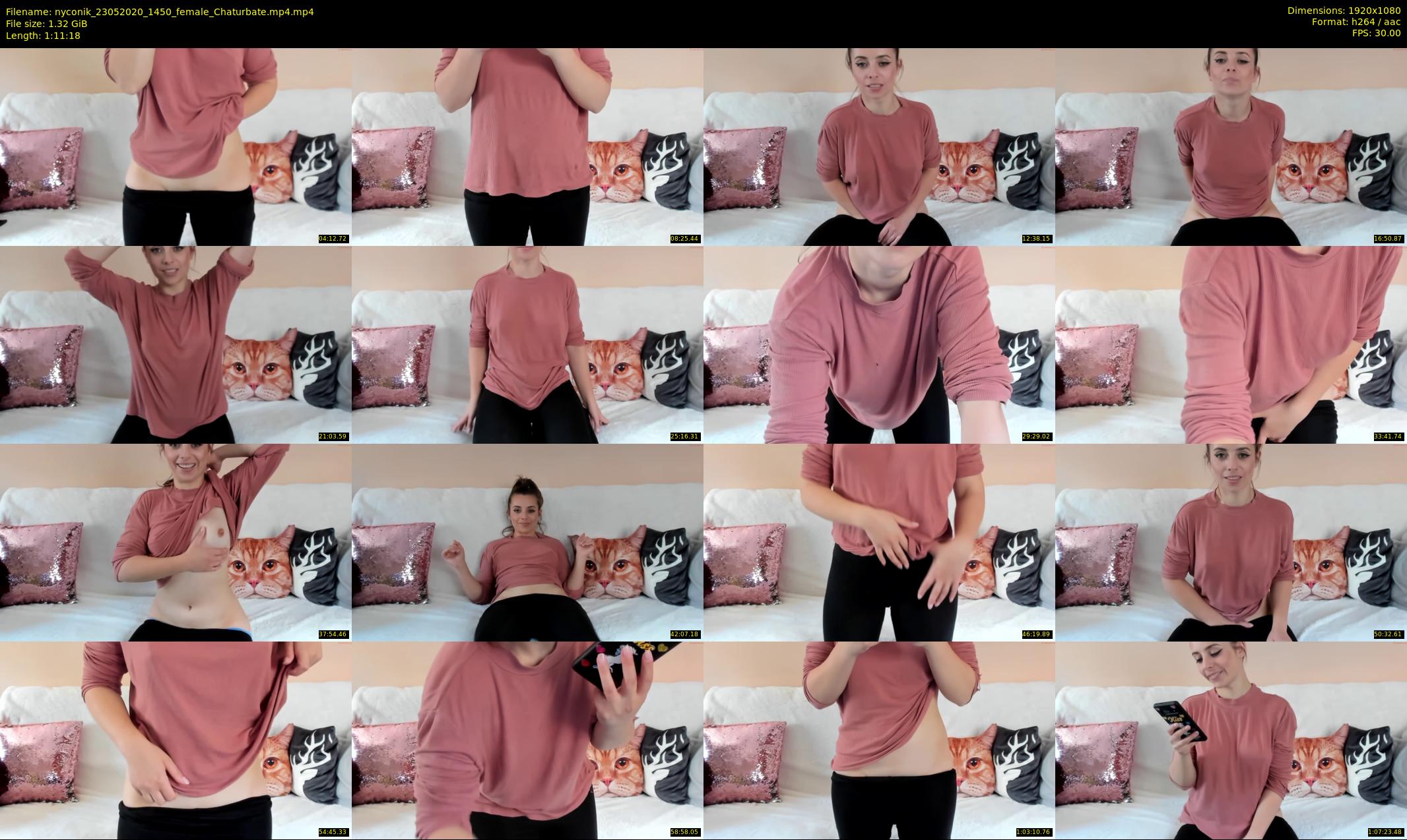 nyconik — 72 minute Chaturbate female cam show recording, 1080p, May 23, 2020