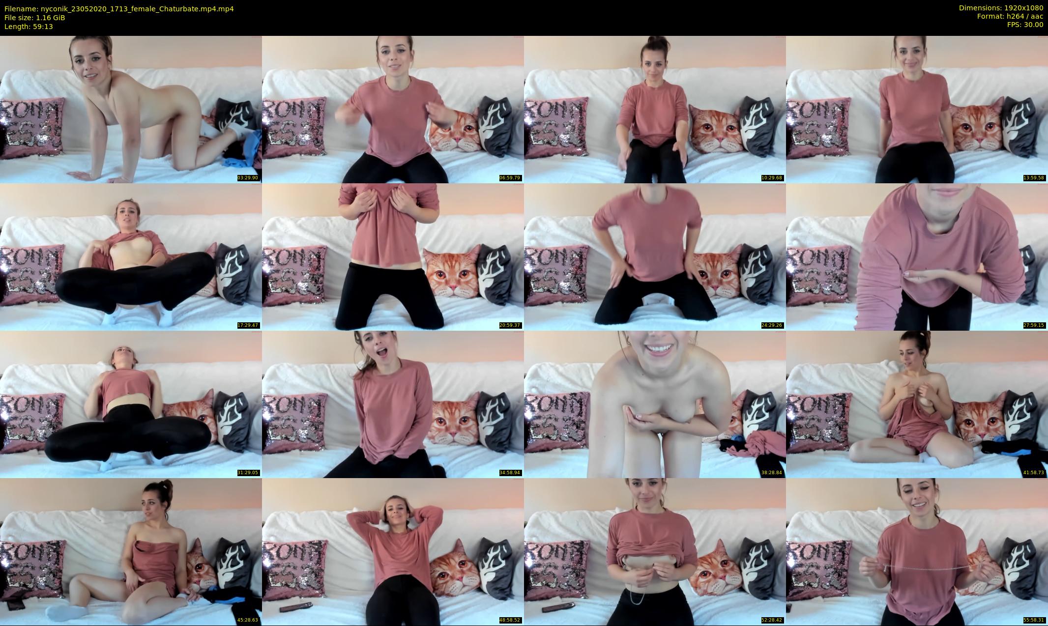 nyconik — 60 minute Chaturbate female cam show recording, 1080p, May 23, 2020