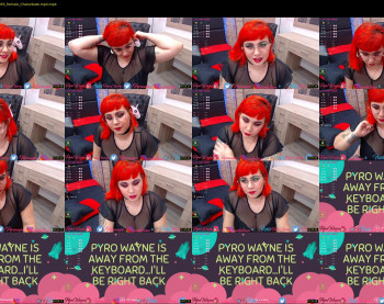 pyrowayne — 54 minute Chaturbate female cam show recording, 720p, May 24, 2020