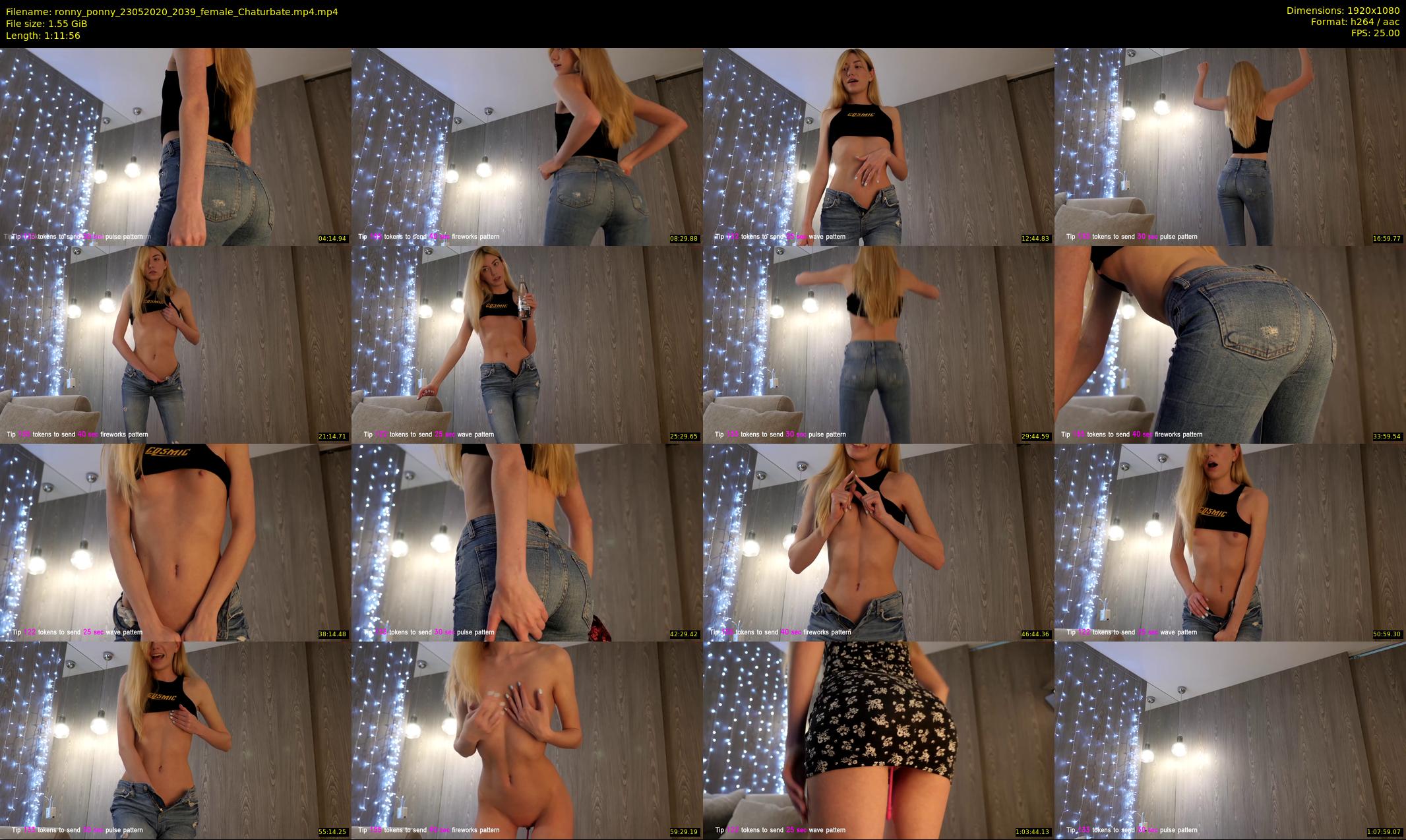 ronny_ponny — 72 minute Chaturbate female cam show recording, 1080p, May 23, 2020