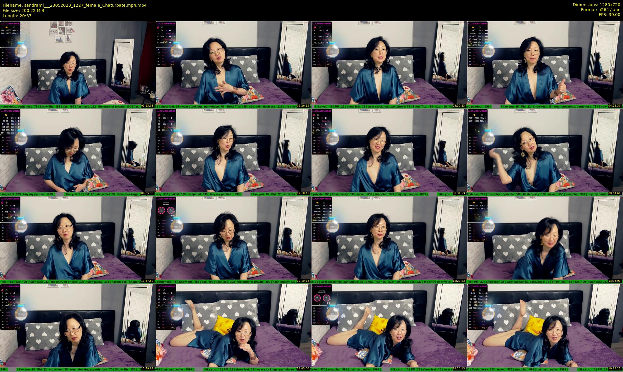 sandrami__ — 21 minute Chaturbate female cam show recording, 720p, May 23, 2020