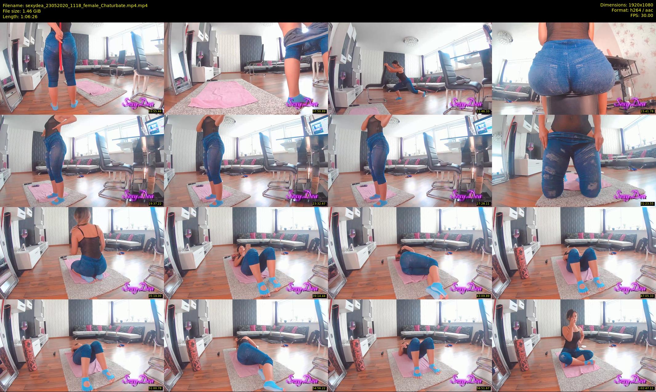 sexydea — 67 minute Chaturbate female cam show recording, 1080p, May 23, 2020