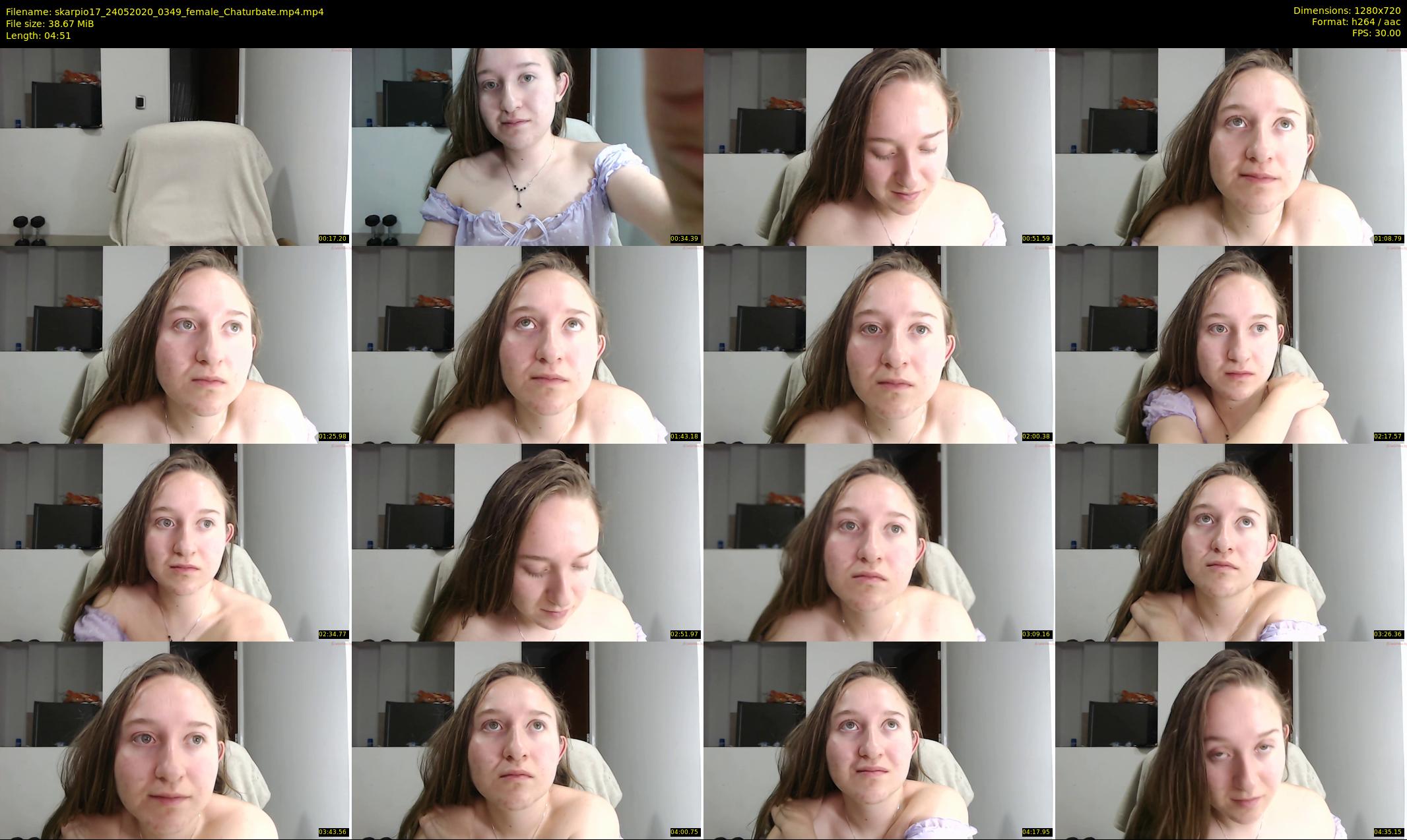 skarpio17 — 5 minute Chaturbate female cam show recording, 720p, May 24, 2020