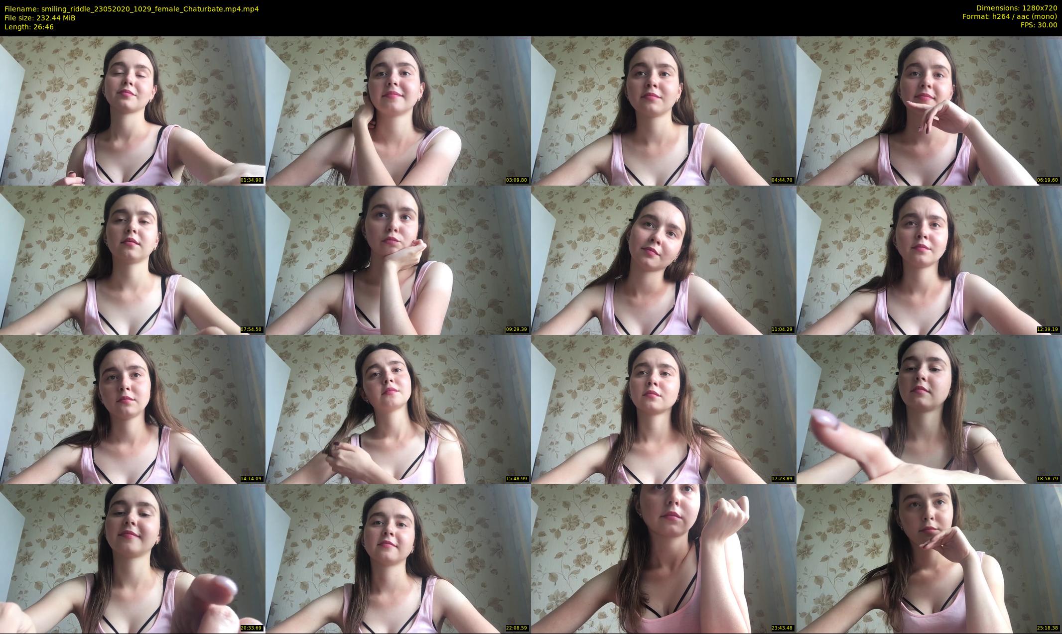 smiling_riddle — 27 minute Chaturbate female cam show recording, 720p, May 23, 2020