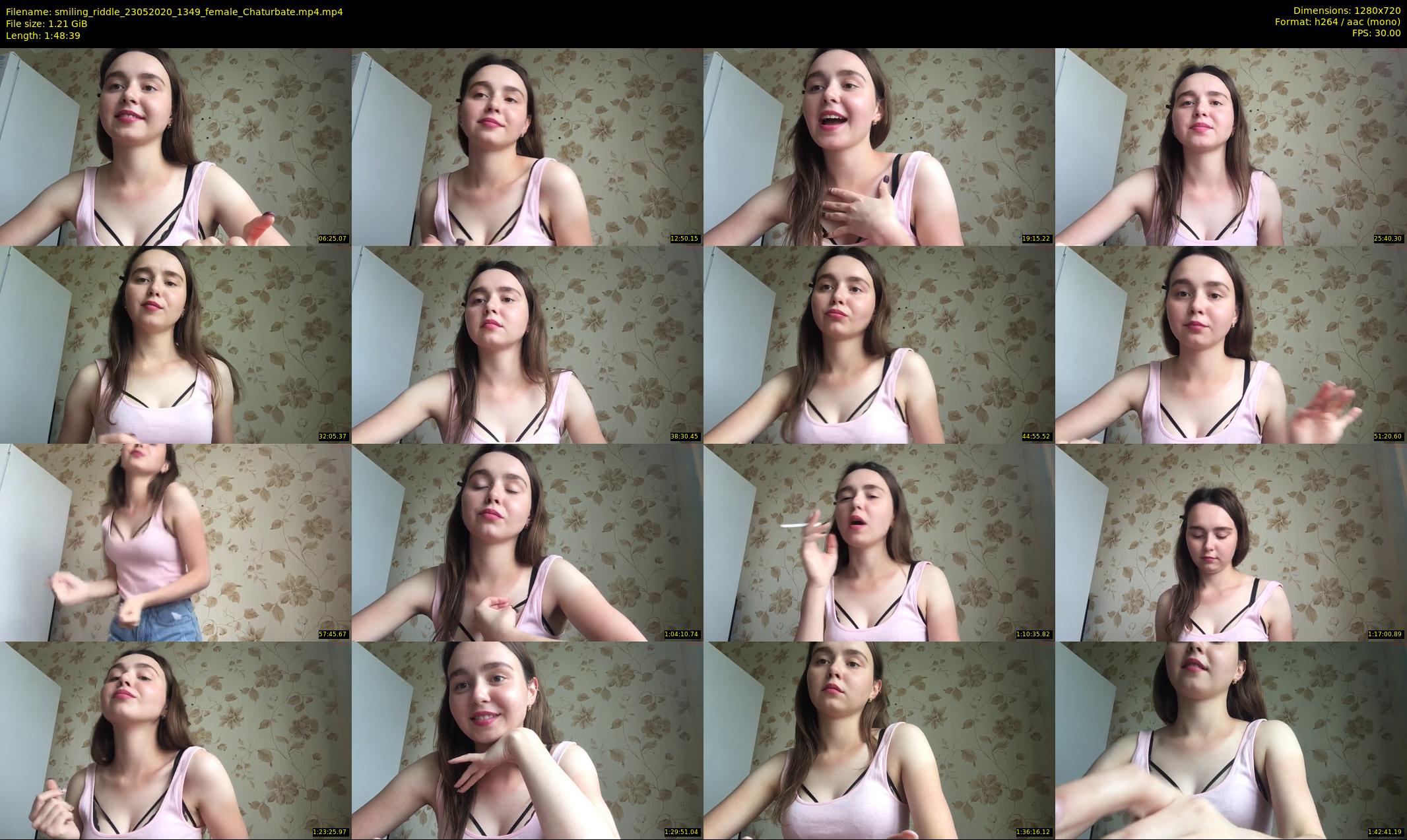 smiling_riddle — 109 minute Chaturbate female cam show recording, 720p, May 23, 2020