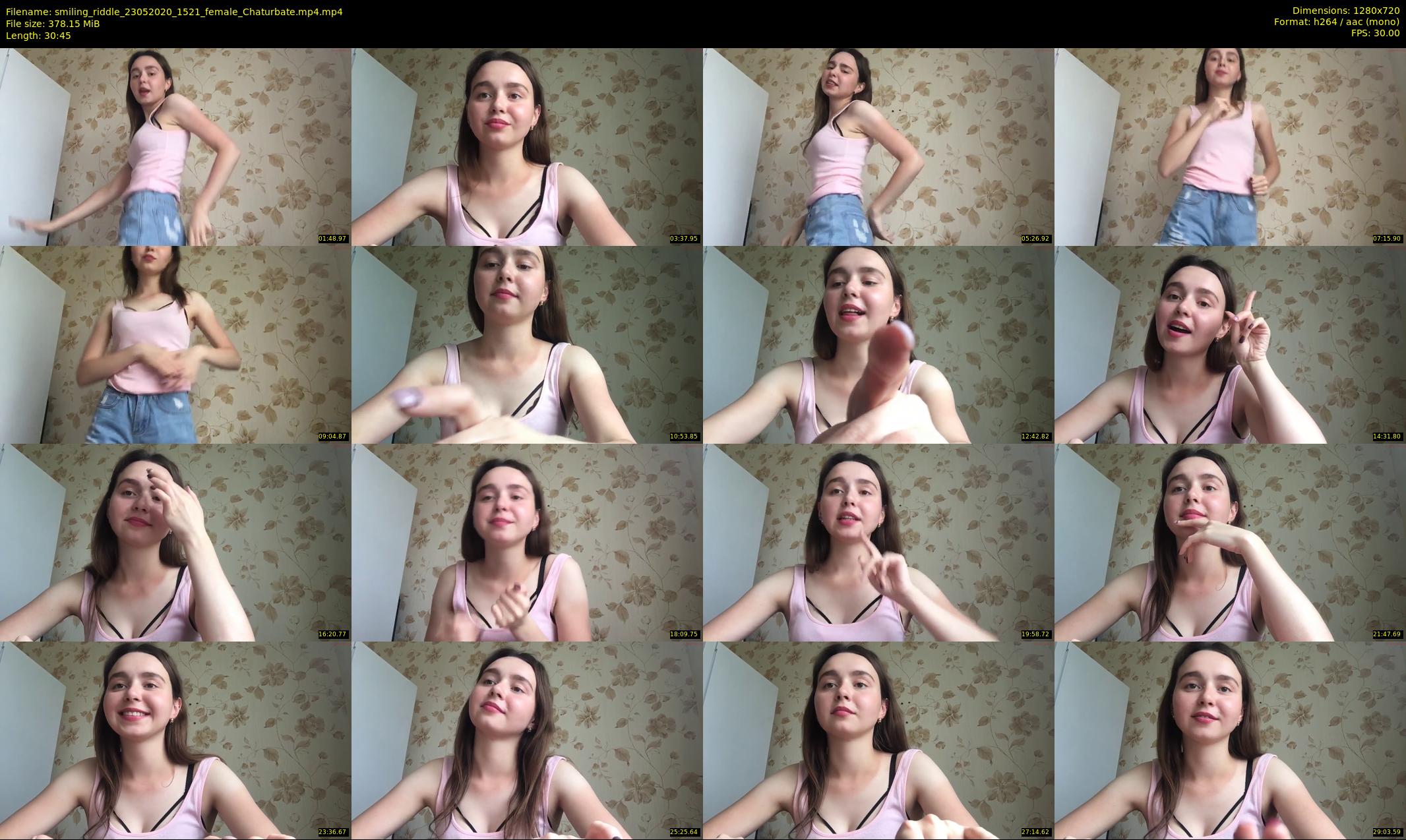 smiling_riddle — 31 minute Chaturbate female cam show recording, 720p, May 23, 2020