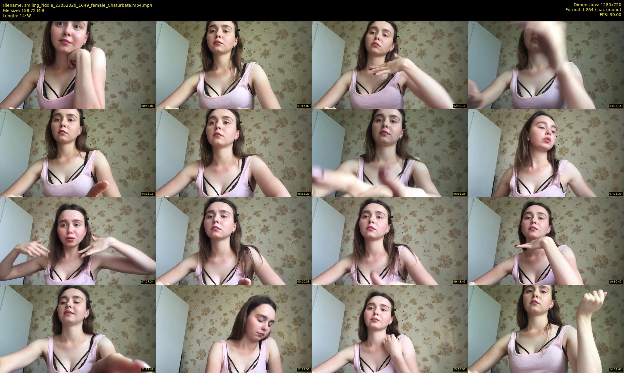 smiling_riddle — 15 minute Chaturbate female cam show recording, 720p, May 23, 2020