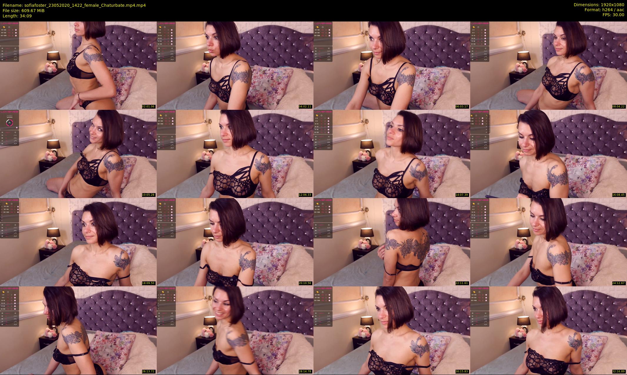 sofiafoster — 35 minute Chaturbate female cam show recording, 1080p, May 23, 2020