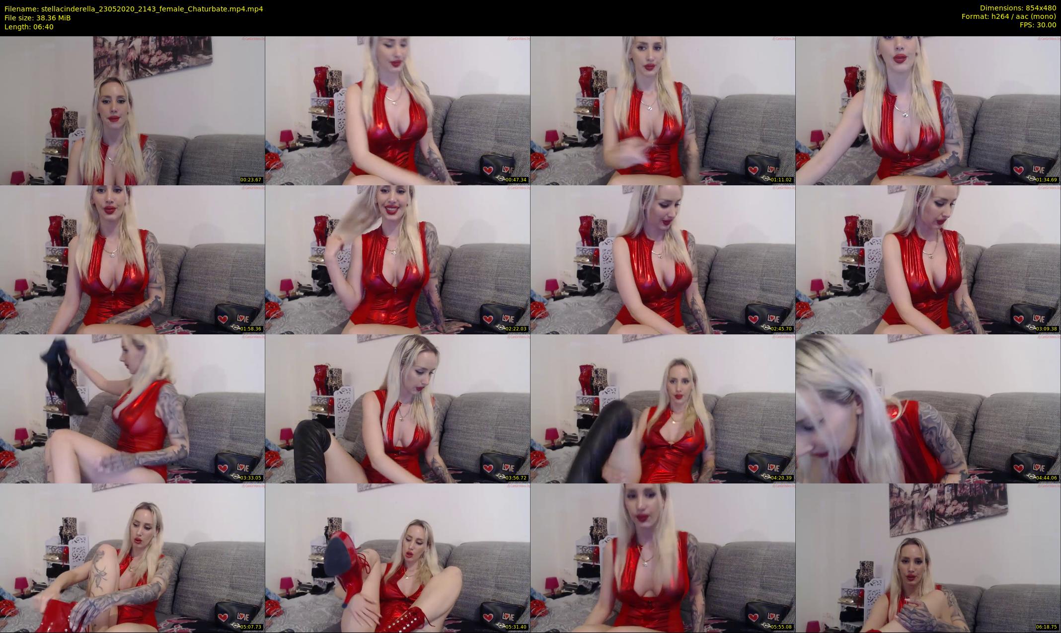 stellacinderella — 7 minute Chaturbate female cam show recording, 480p, May 23, 2020