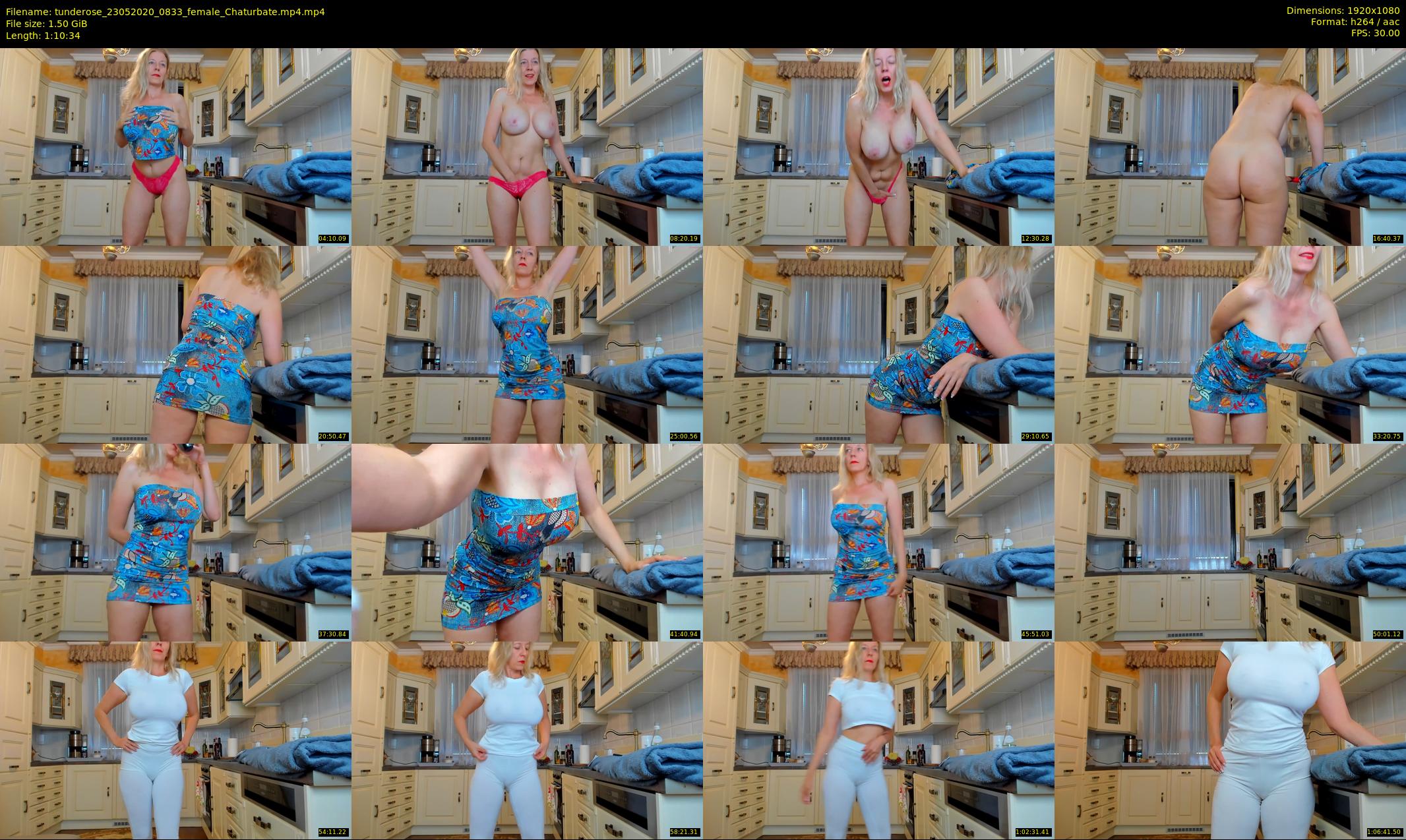 tunderose — 71 minute Chaturbate female cam show recording, 1080p, May 23, 2020