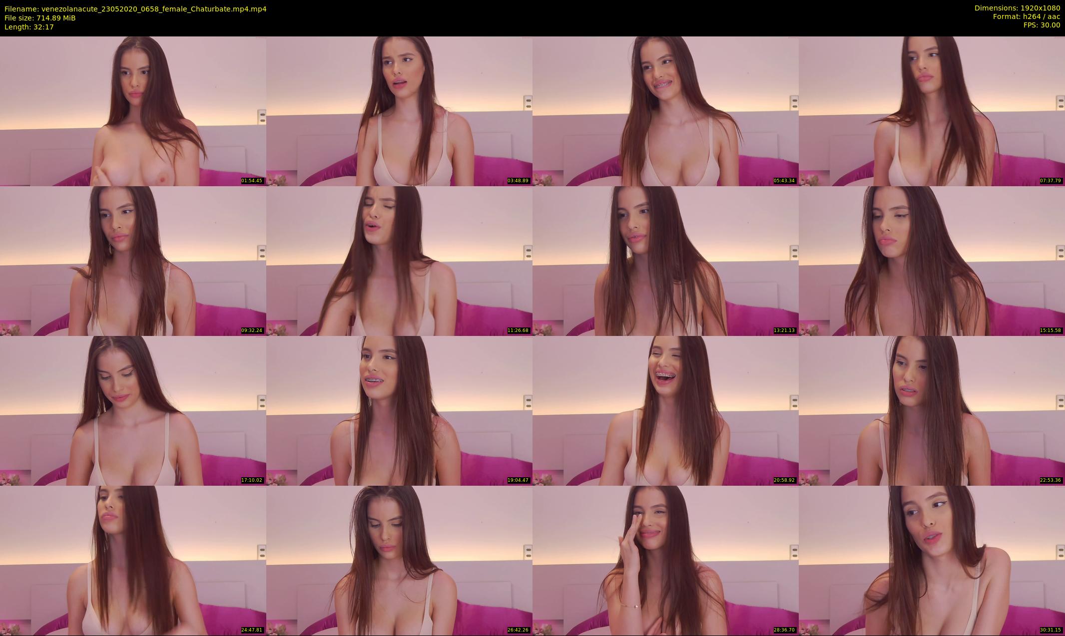 venezolanacute — 33 minute Chaturbate female cam show recording, 1080p, May 23, 2020