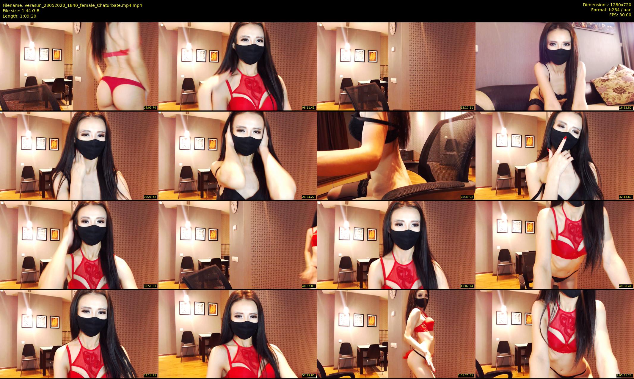 verasun — 70 minute Chaturbate female cam show recording, 720p, May 23, 2020