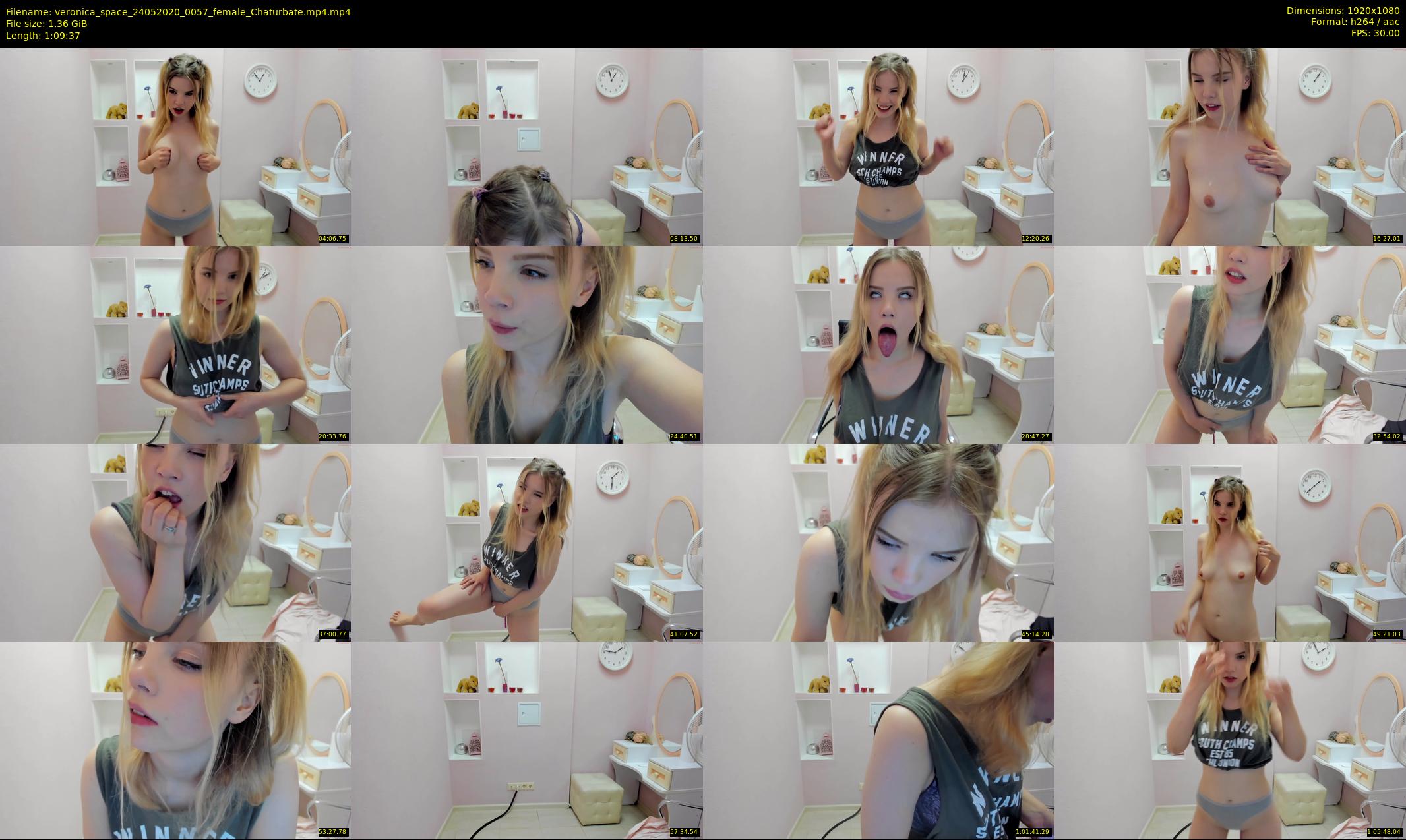 veronica_space — 70 minute Chaturbate female cam show recording, 1080p, May 24, 2020