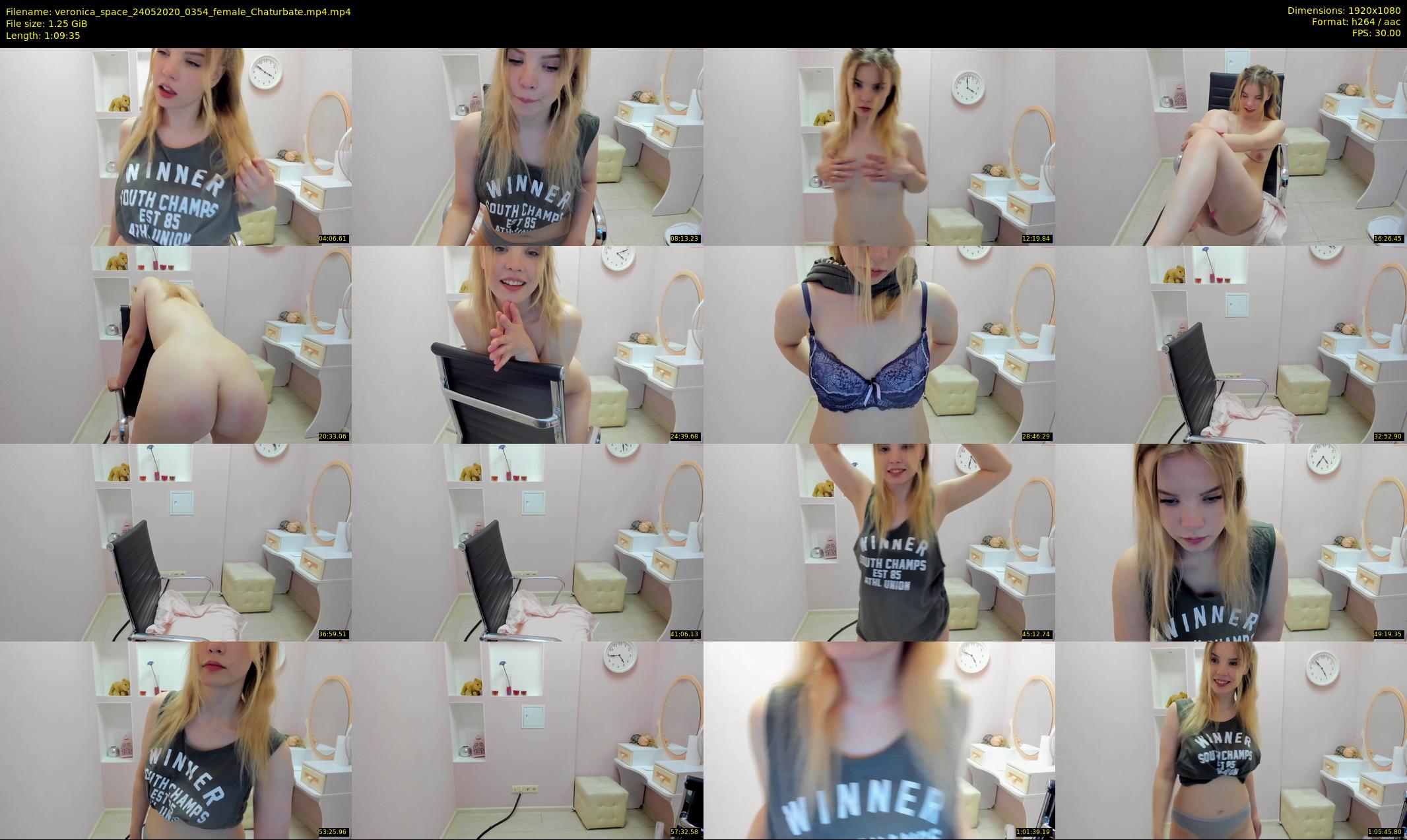 veronica_space — 70 minute Chaturbate female cam show recording, 1080p, May 24, 2020