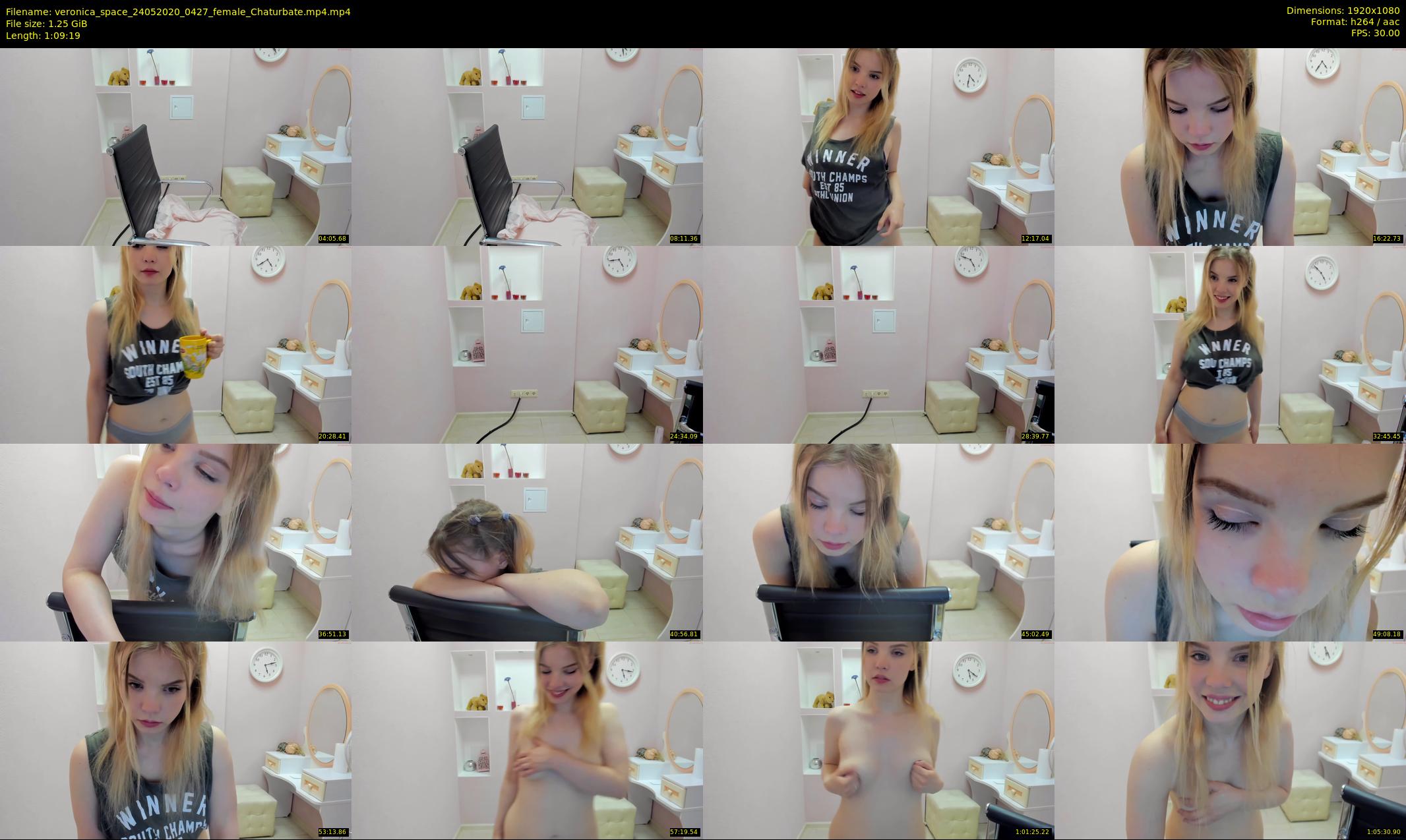 veronica_space — 70 minute Chaturbate female cam show recording, 1080p, May 24, 2020