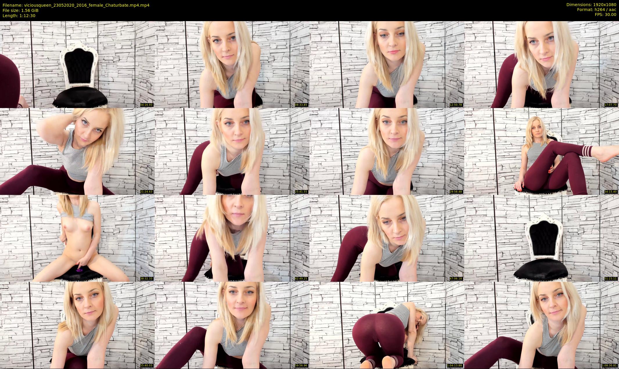 viciousqueen — 73 minute Chaturbate female cam show recording, 1080p, May 23, 2020