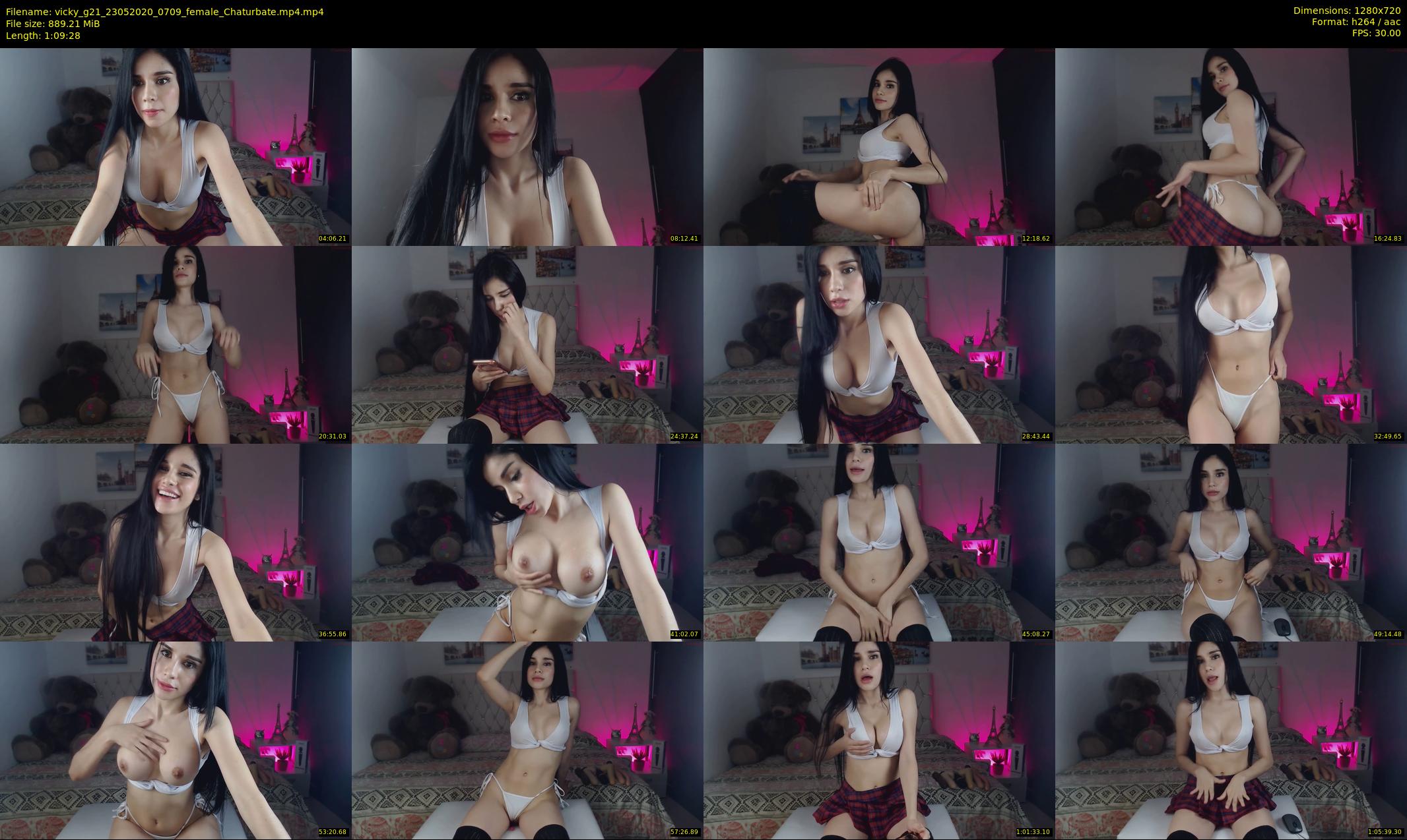 vicky_g21 — 70 minute Chaturbate female cam show recording, 720p, May 23, 2020