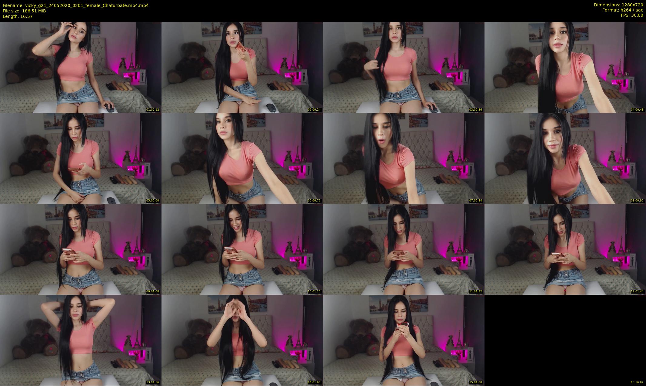 vicky_g21 — 17 minute Chaturbate female cam show recording, 720p, May 24, 2020