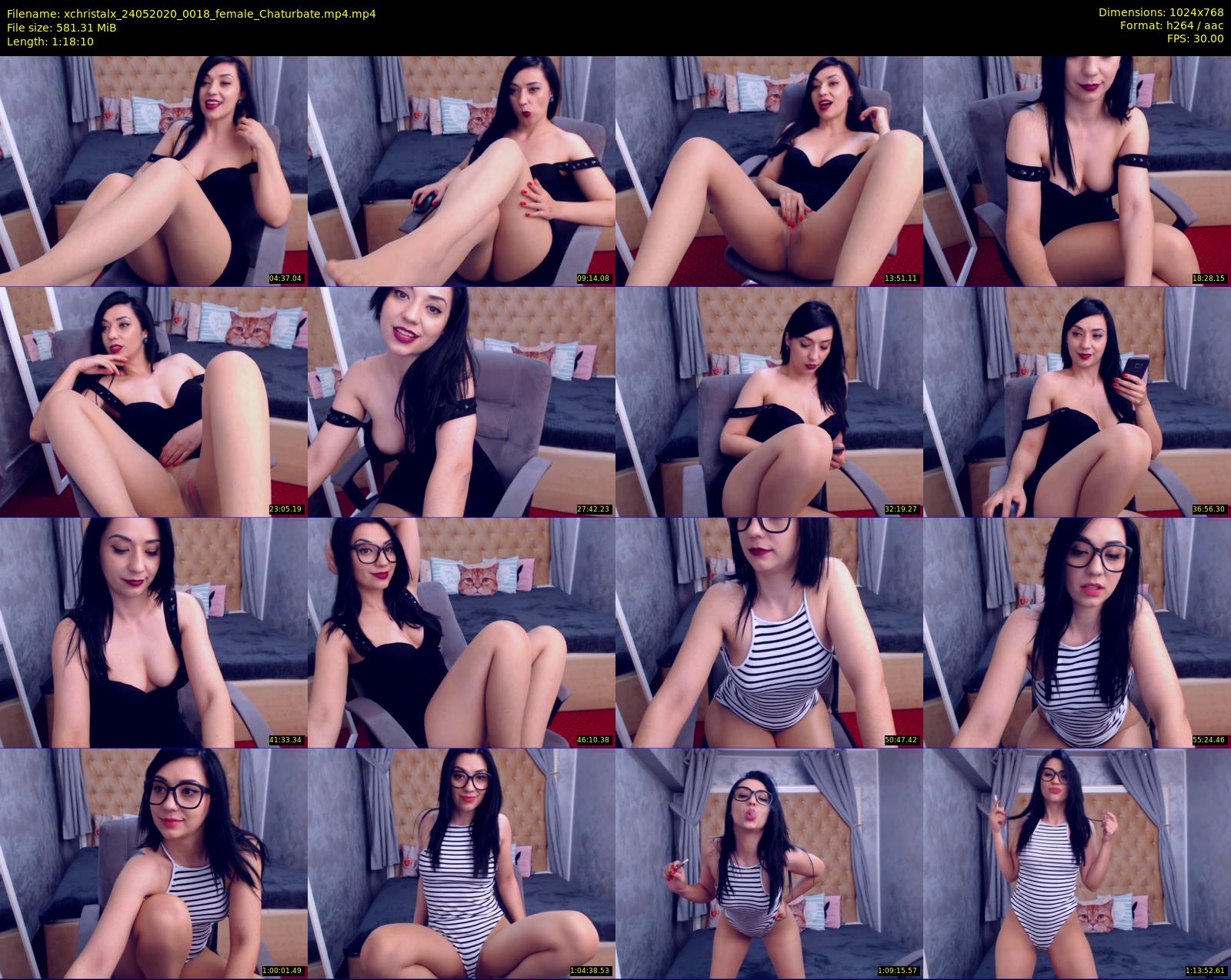 xchristalx — 79 minute Chaturbate female cam show recording, 720p, May 24, 2020