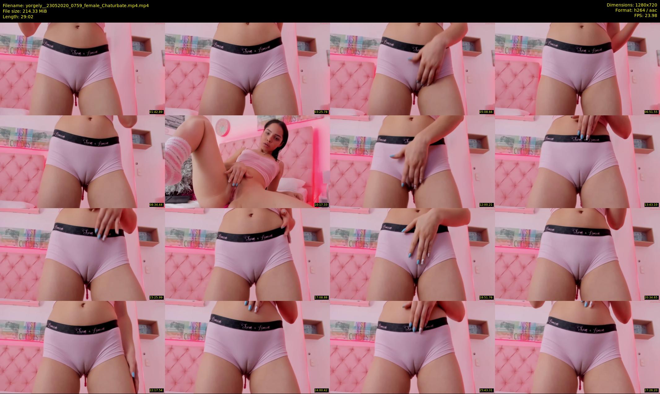 yorgely_ — 30 minute Chaturbate female cam show recording, 720p, May 23, 2020