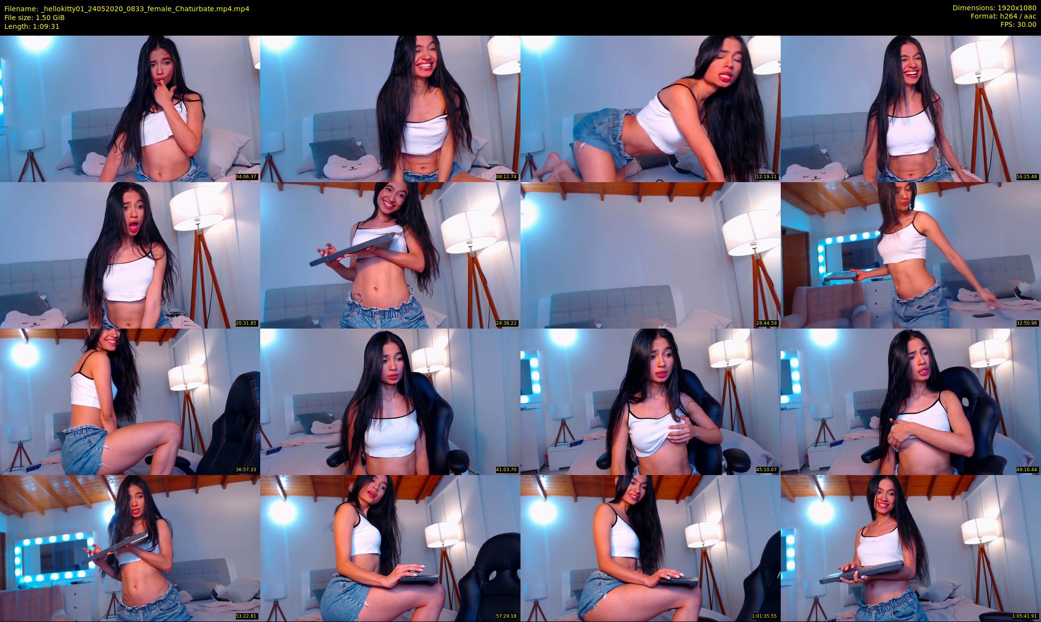 _hellokitty01 — 70 minute Chaturbate female cam show recording, 1080p, May 24, 2020